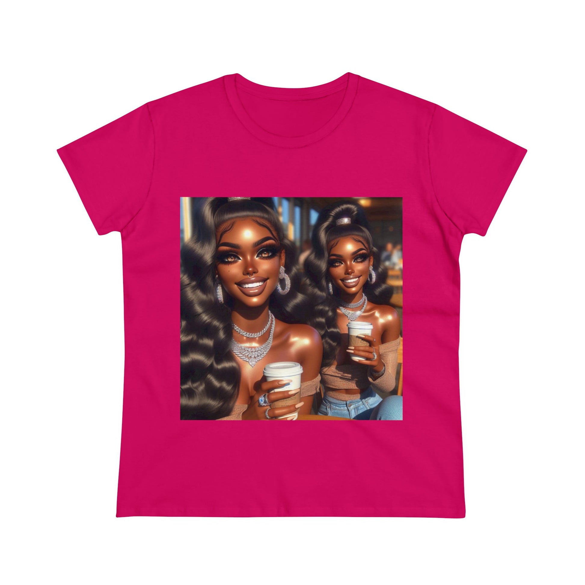 Coffee Baddies T-Shirt T-Shirt Printify Heliconia S