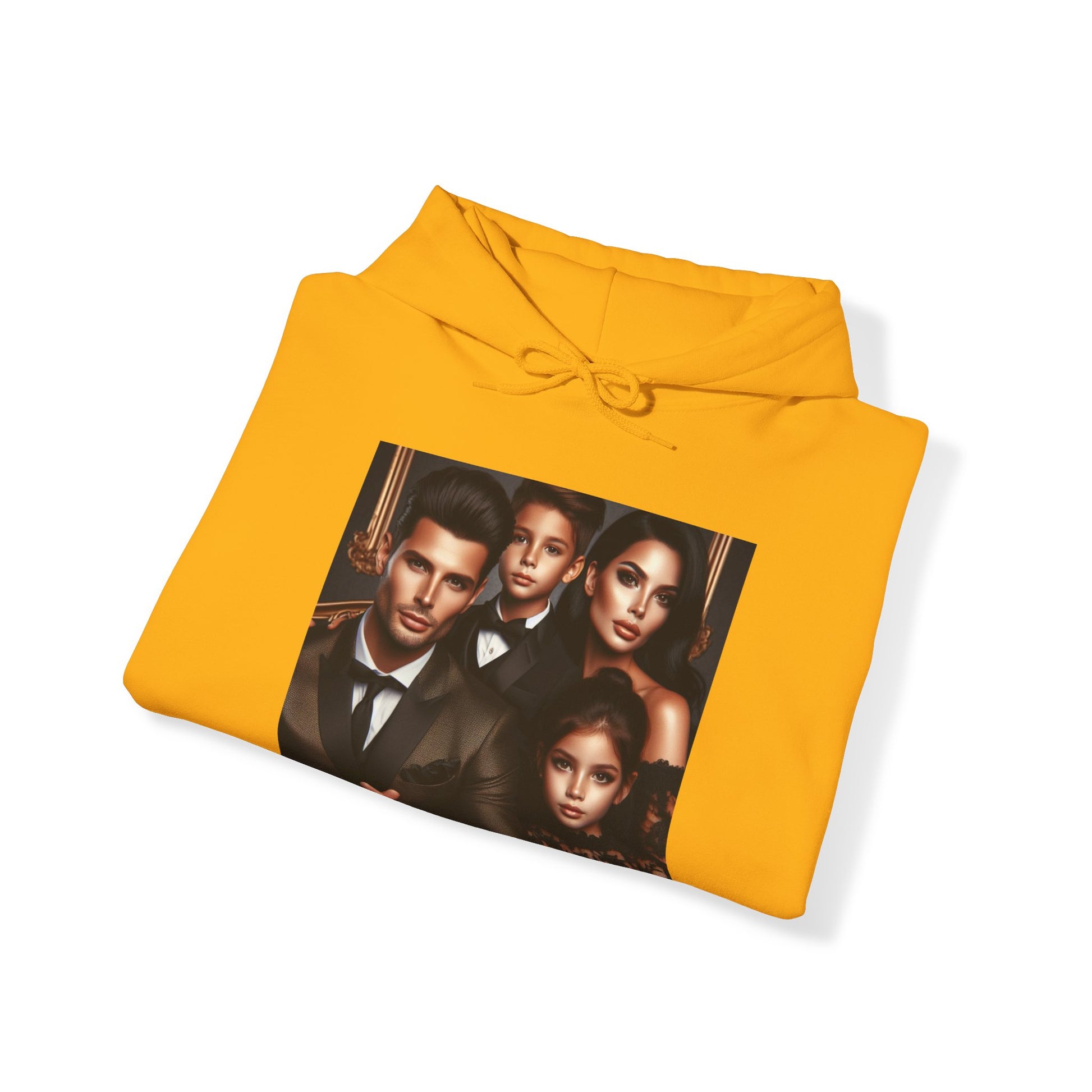Family Portrait Hoodie Hoodie Printify