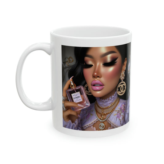 Chanel Please Mug Mug Printify 11oz