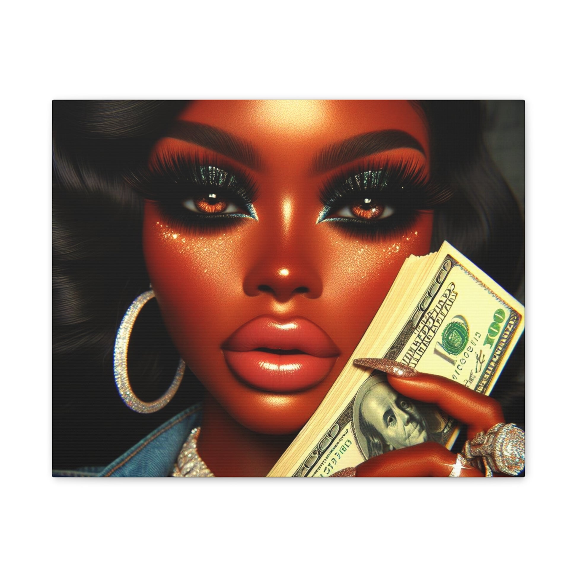 Money Talks Canvas Canvas Printify