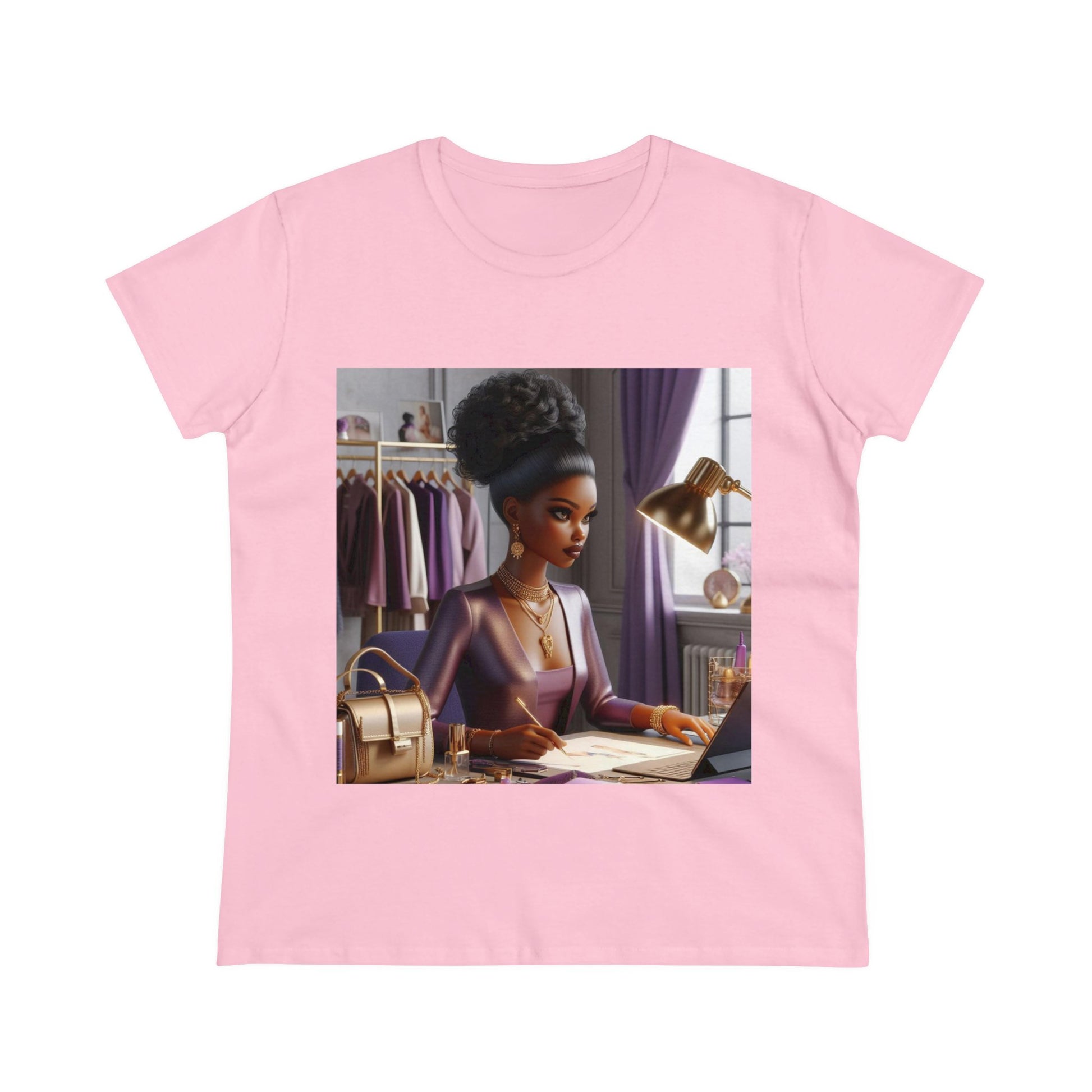 Fashion and Beauty T-Shirt T-Shirt Printify Light Pink S