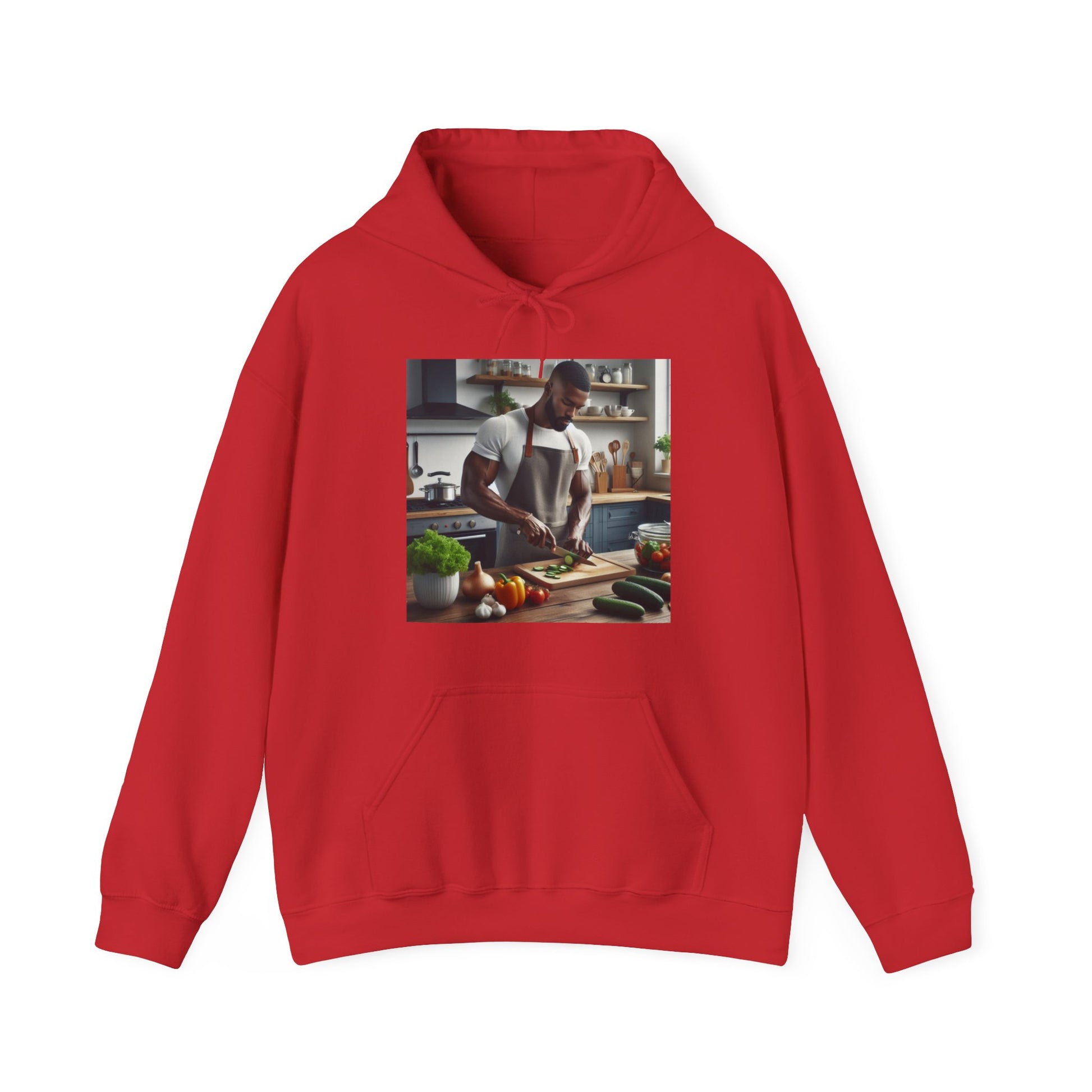 Dinner Time Hoodie Hoodie Printify Red S