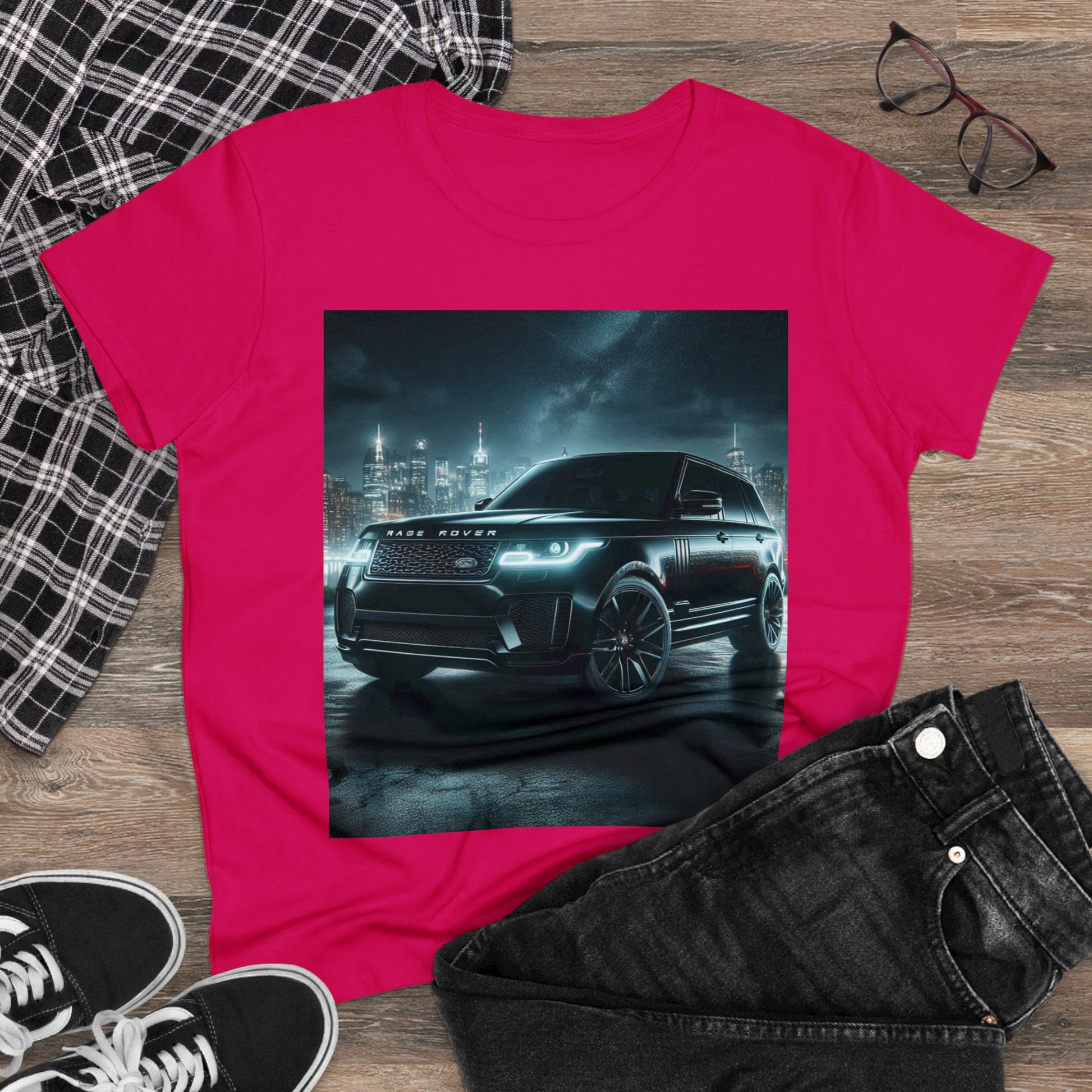 Black Range Rover T-Shirt T-Shirt Printify