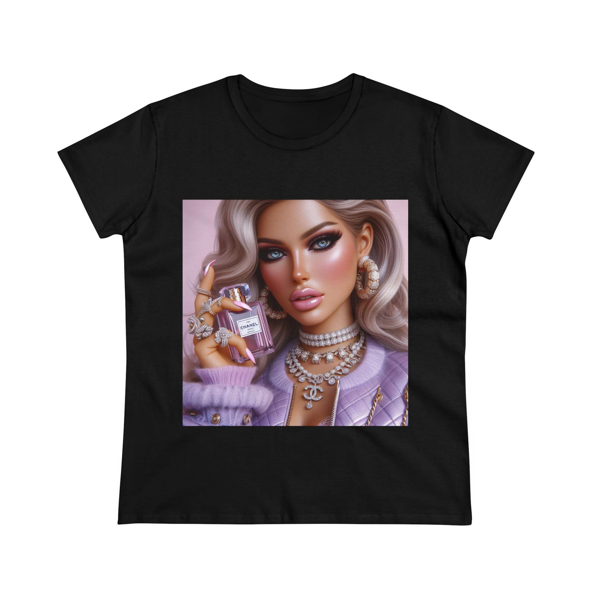 Chanel Please T-Shirt T-Shirt Printify Black S