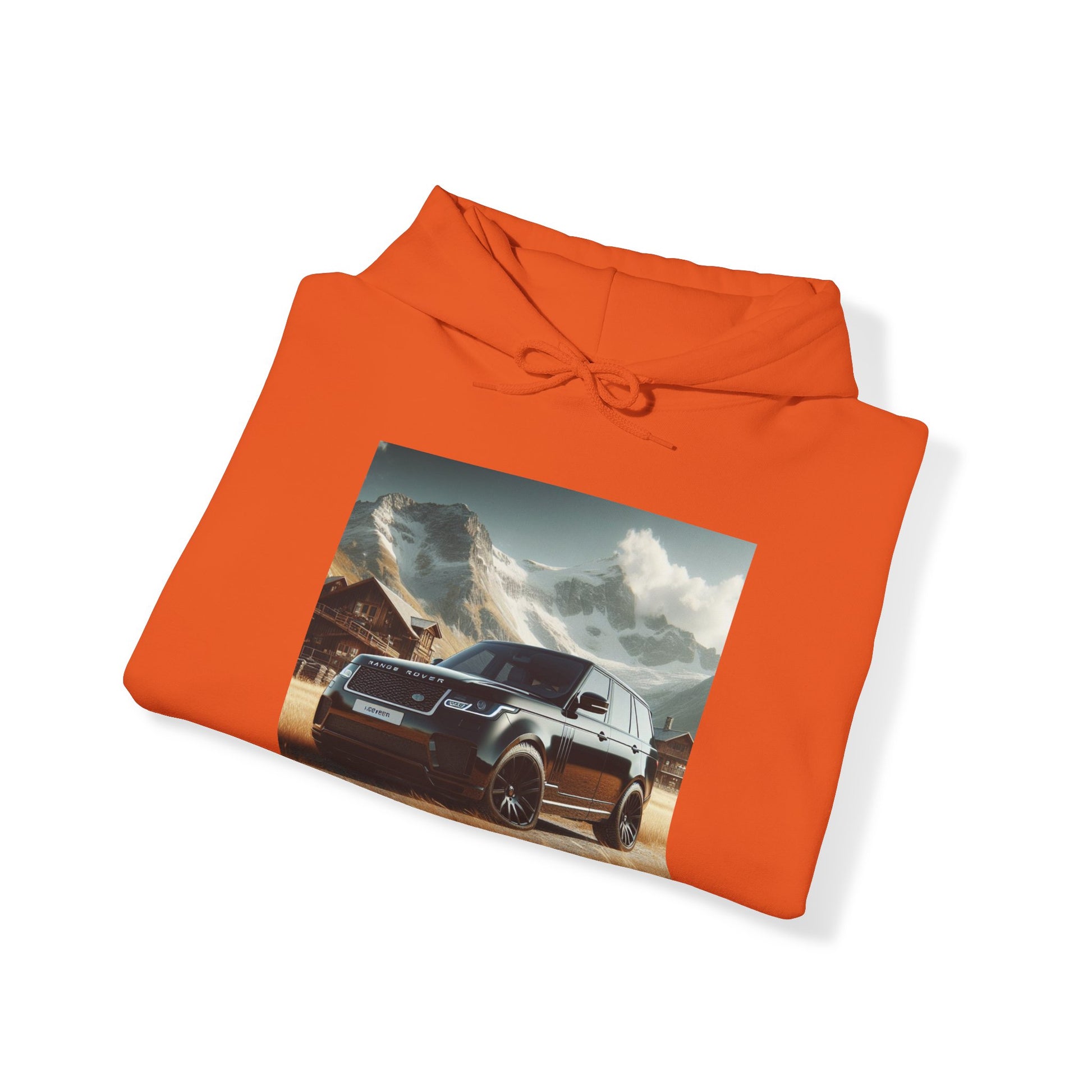 Black Range Rover Hoodie Hoodie Printify