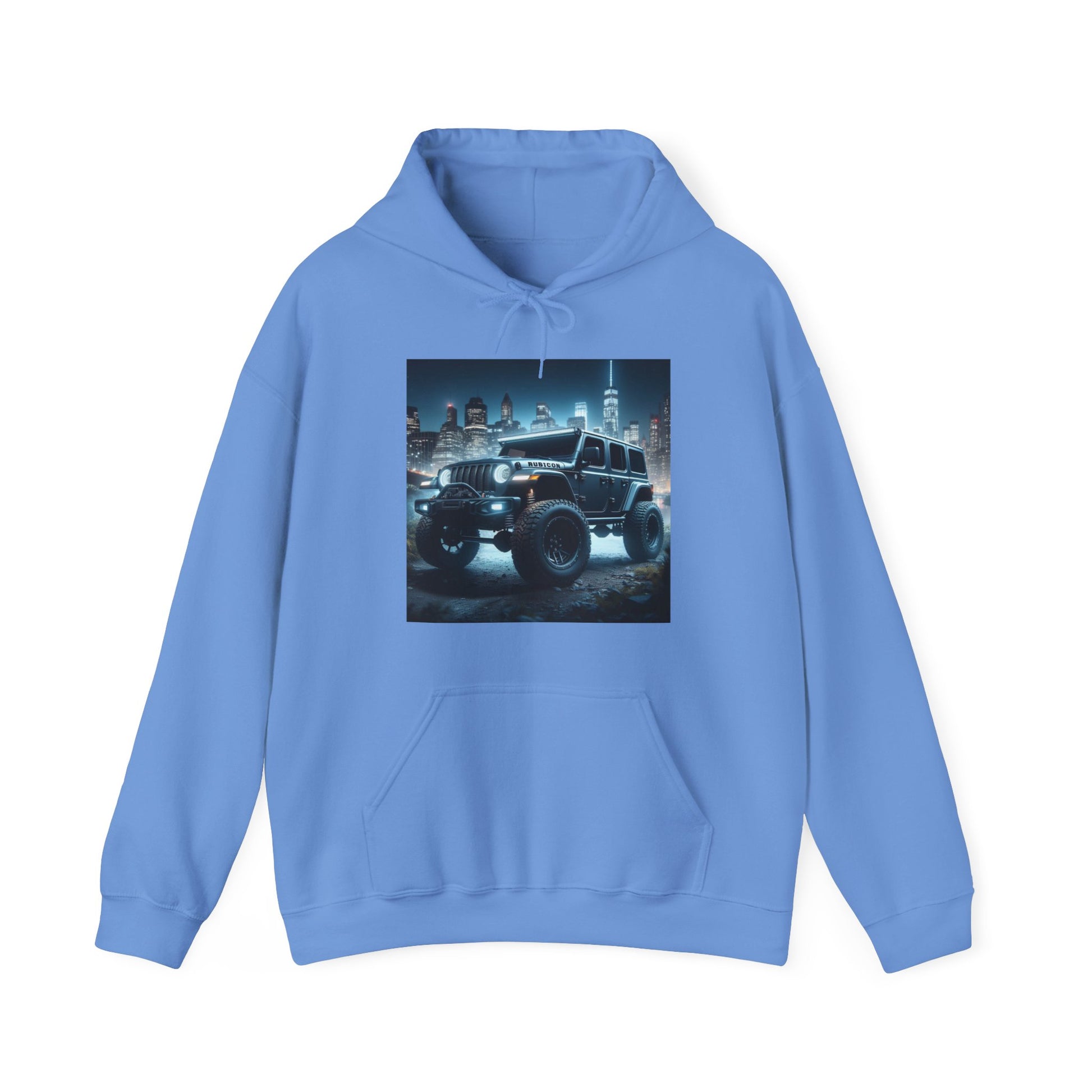 Gray Rubicon Hoodie Hoodie Printify Carolina Blue S
