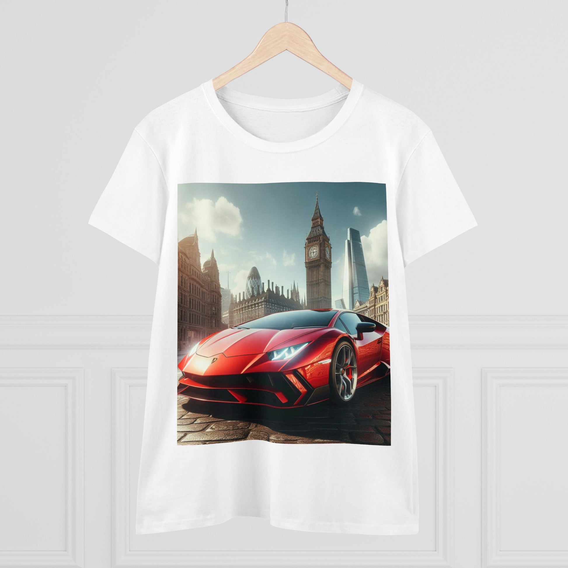 Red Lamborghini T-Shirt T-Shirt Printify