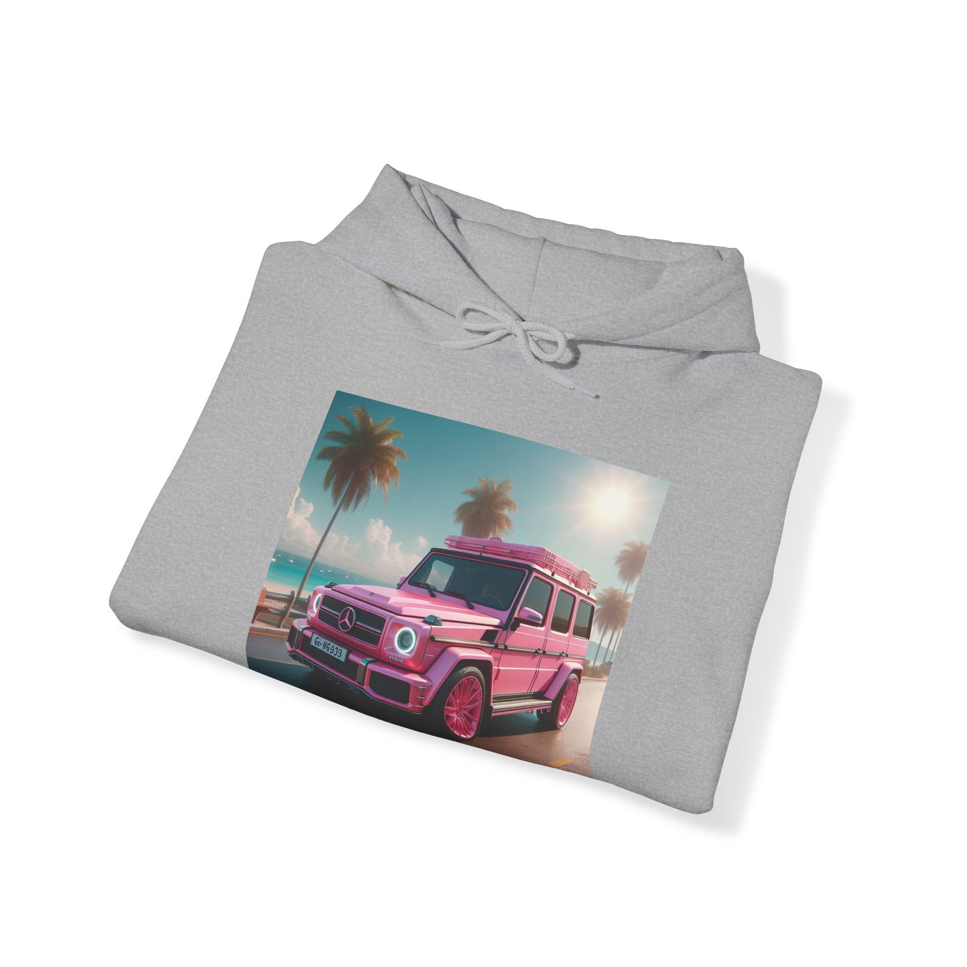 Pink G-Wagon Hoodie Hoodie Printify
