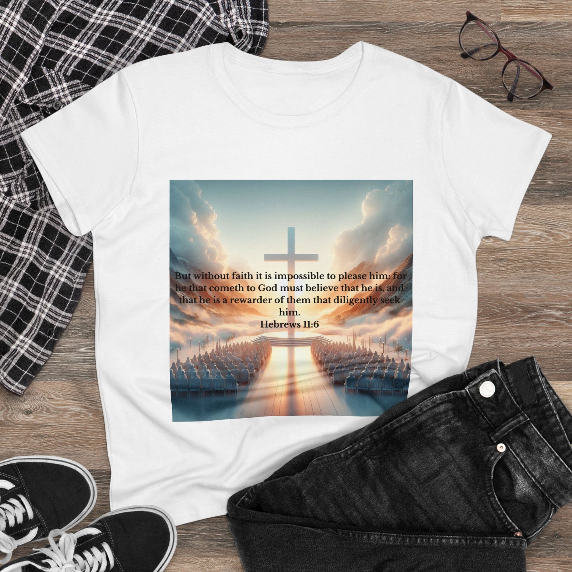 Hebrews 11:6 T-Shirt T-Shirt Printify