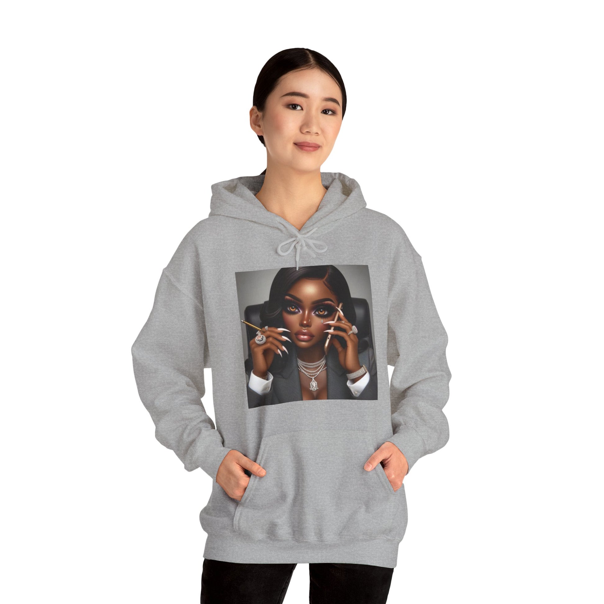 Business Call Hoodie Hoodie Printify