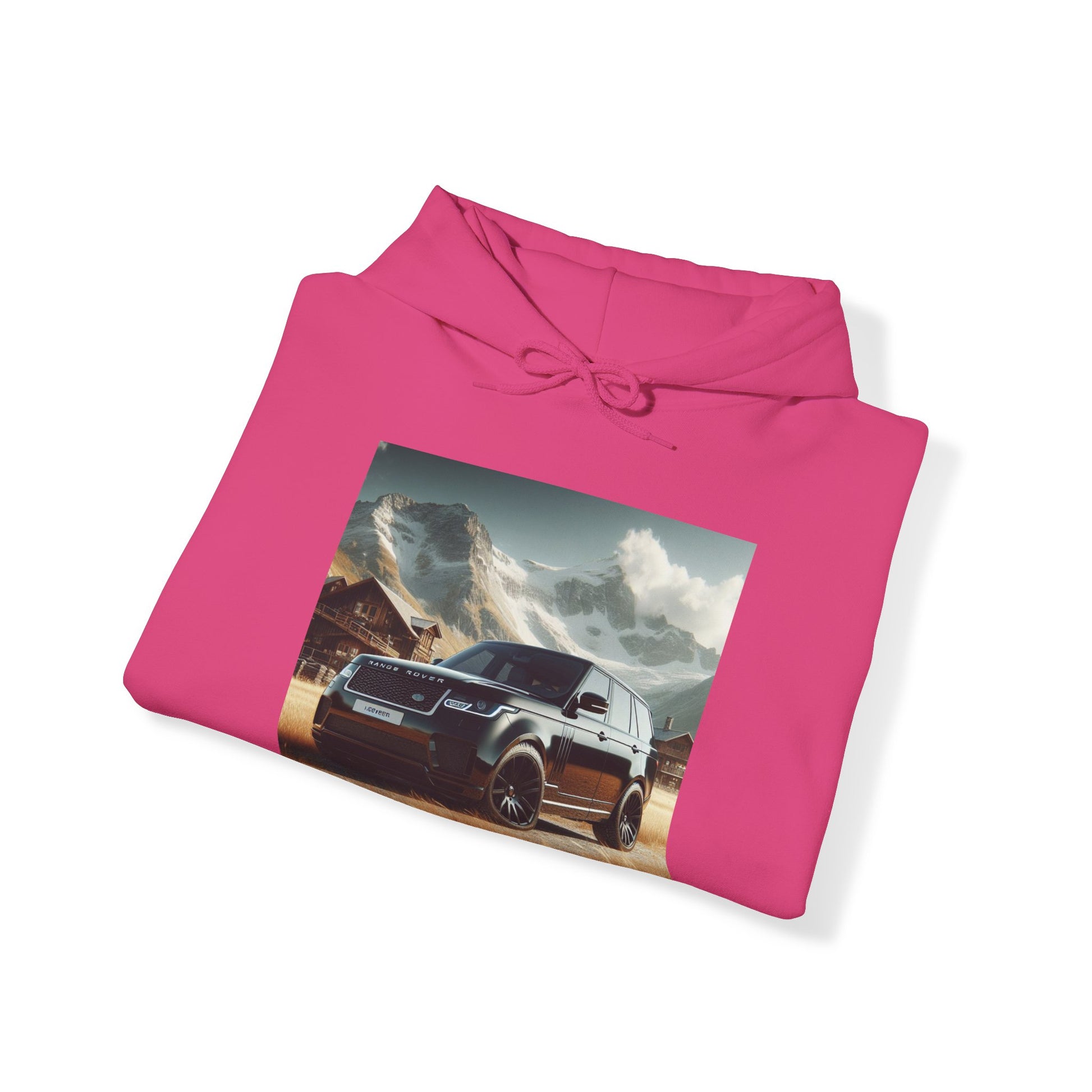 Black Range Rover Hoodie Hoodie Printify