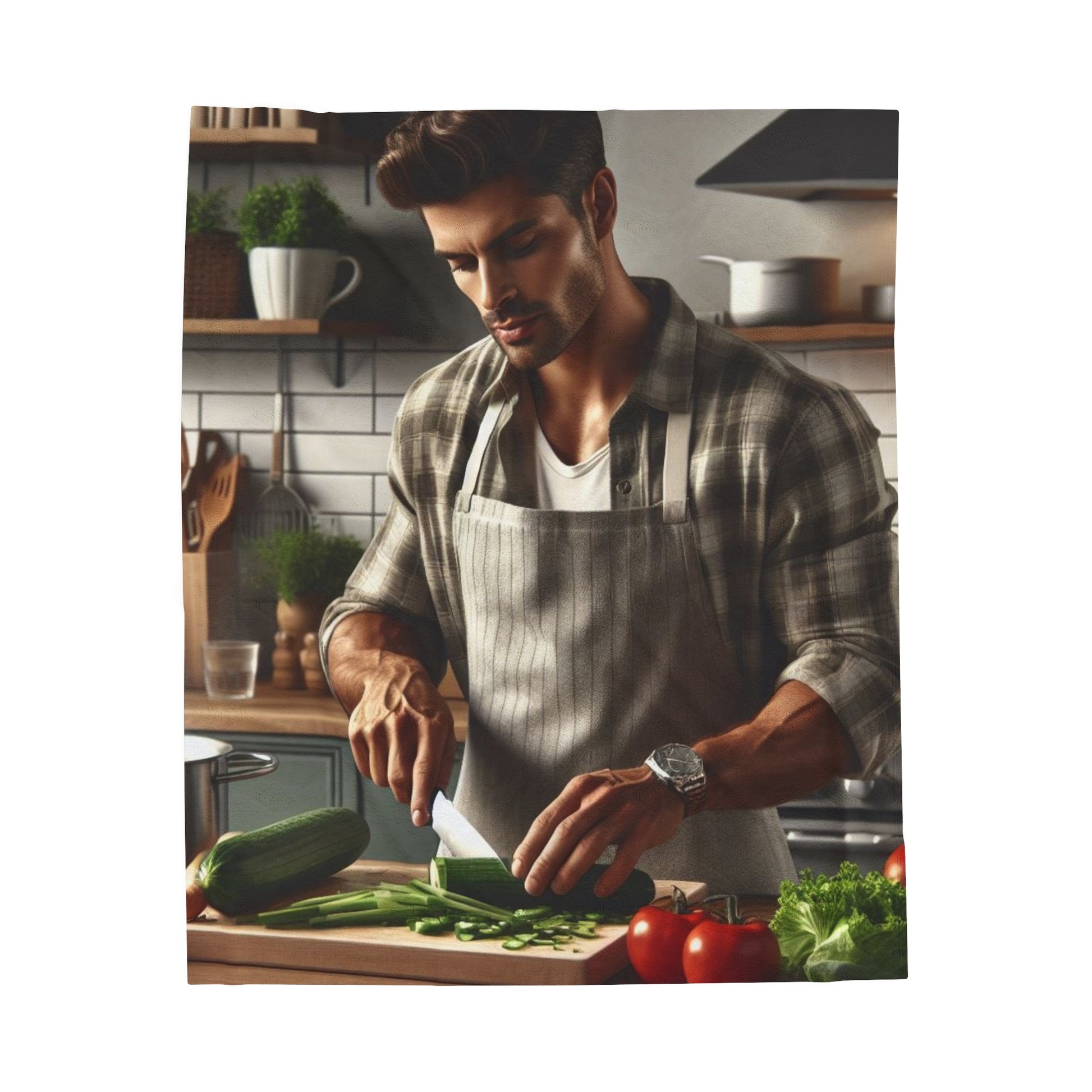 Dinner Time Plush Blanket All Over Prints Printify 50" × 60"