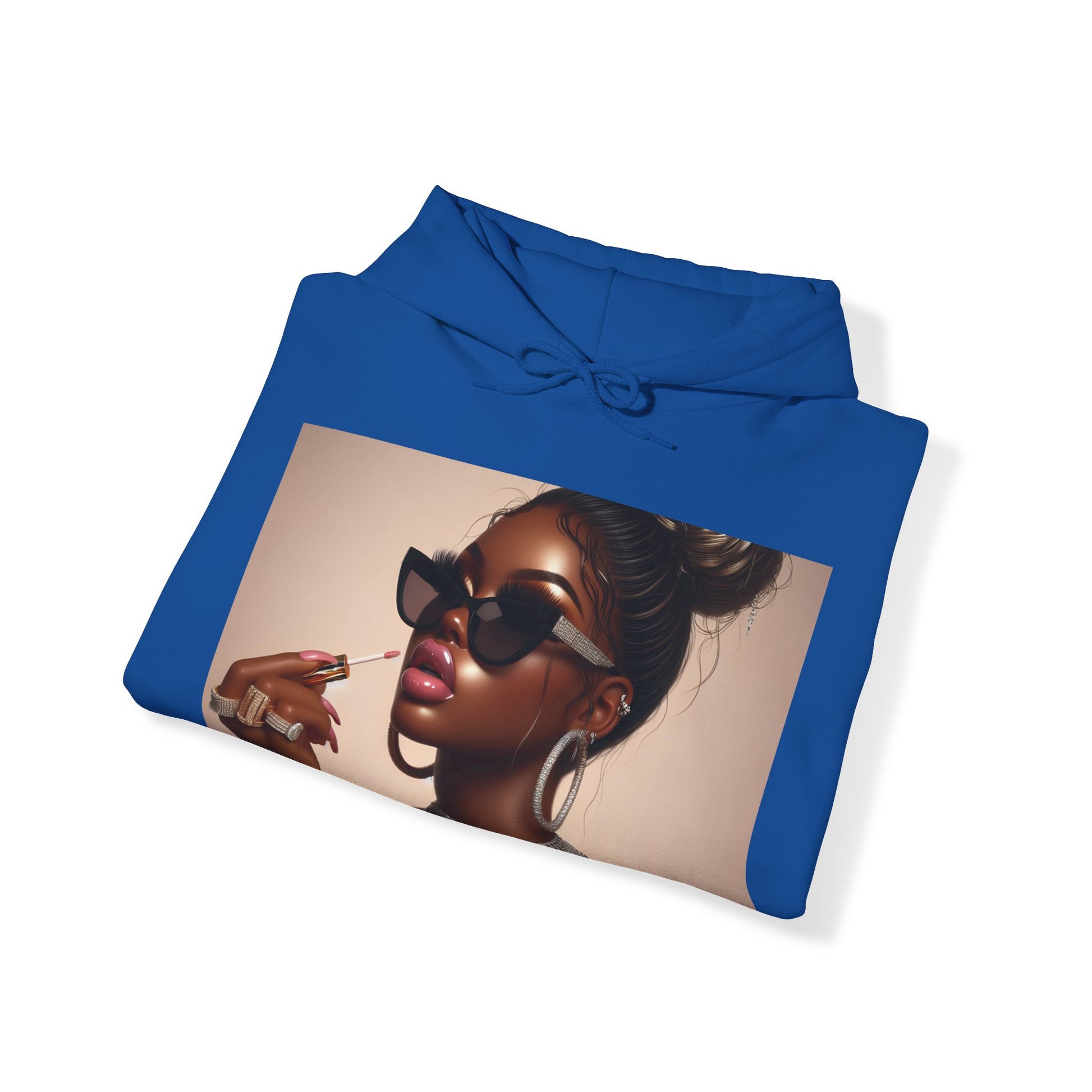 My Lip Gloss is Poppin Hoodie Hoodie Printify