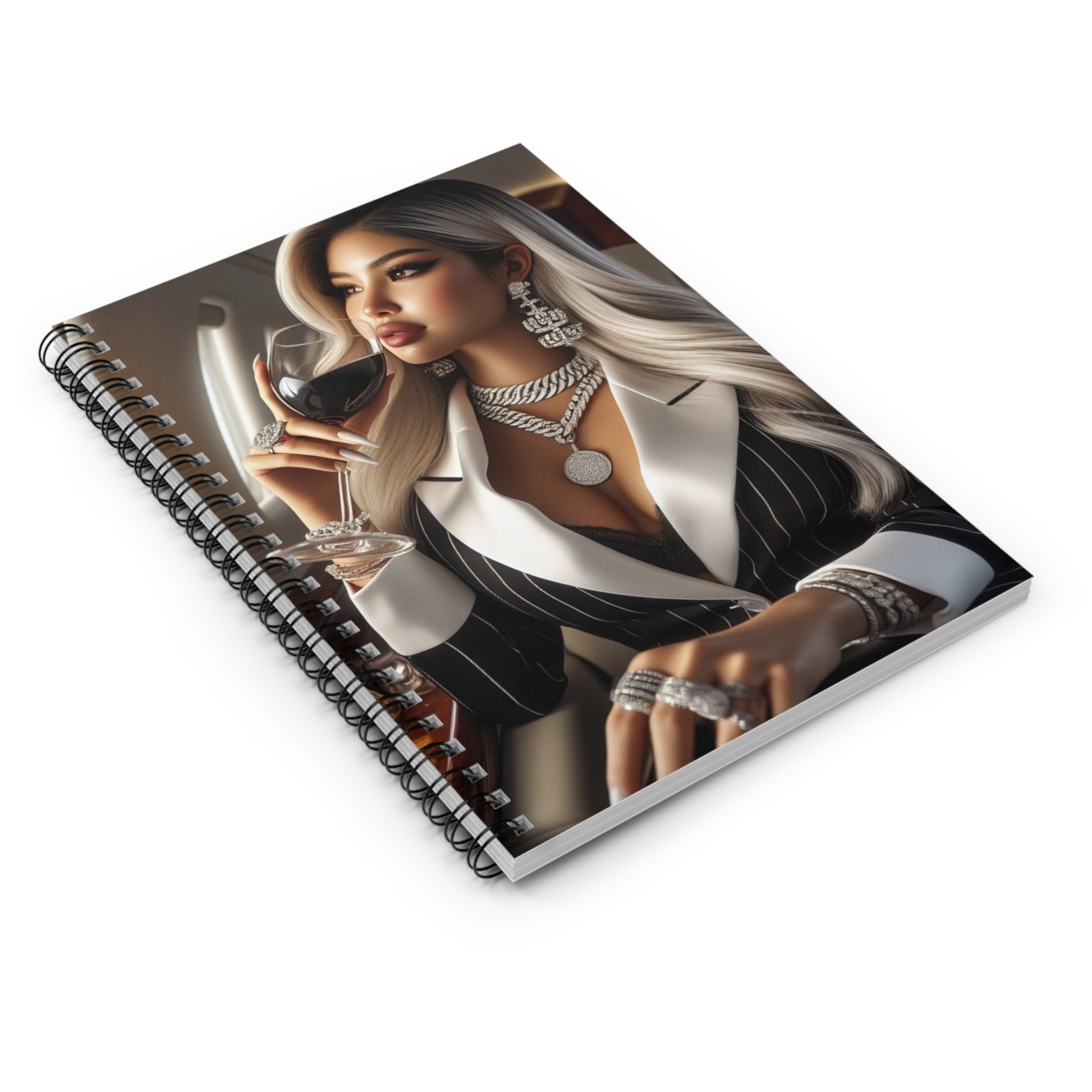 Private Business Spiral Notebook Paper products Printify