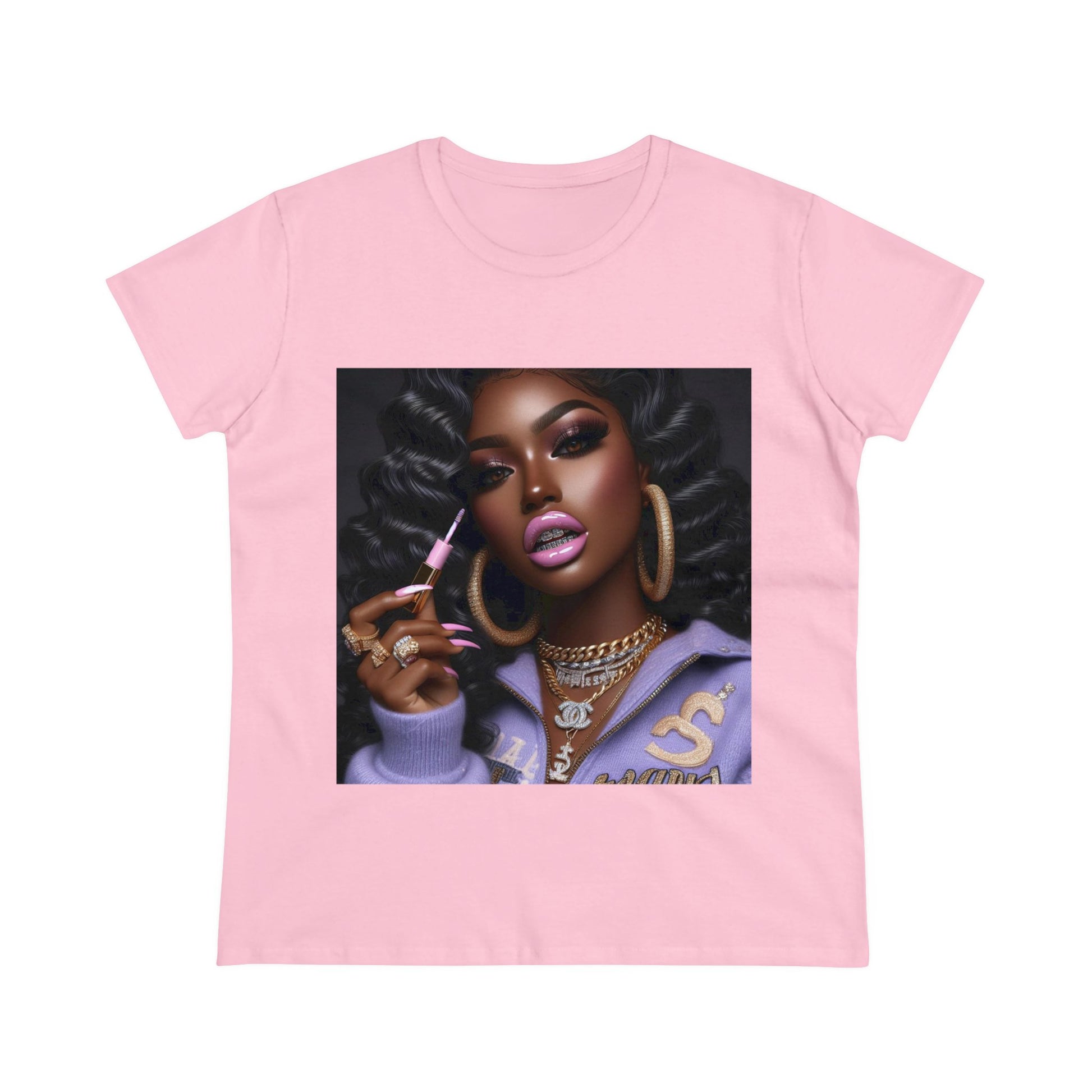 Gloss Up T-Shirt T-Shirt Printify Light Pink S