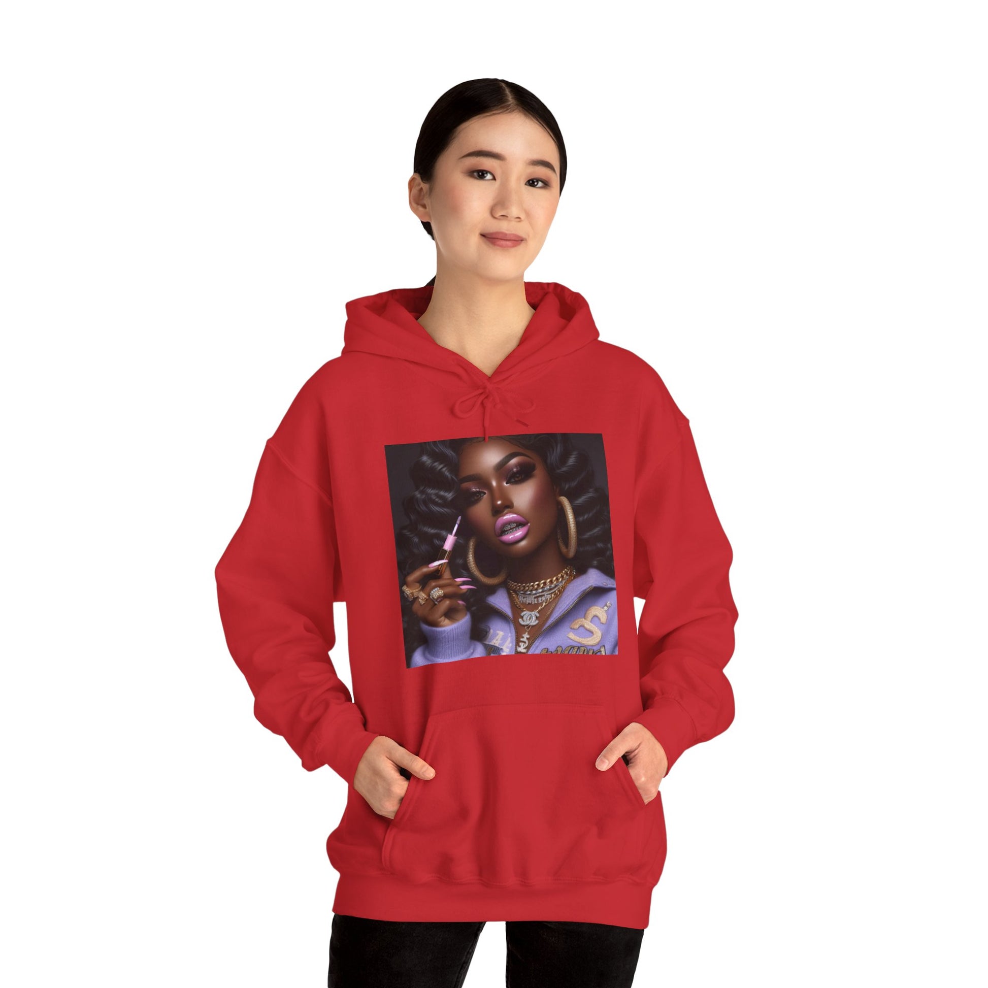 Gloss Up Hoodie Hoodie Printify