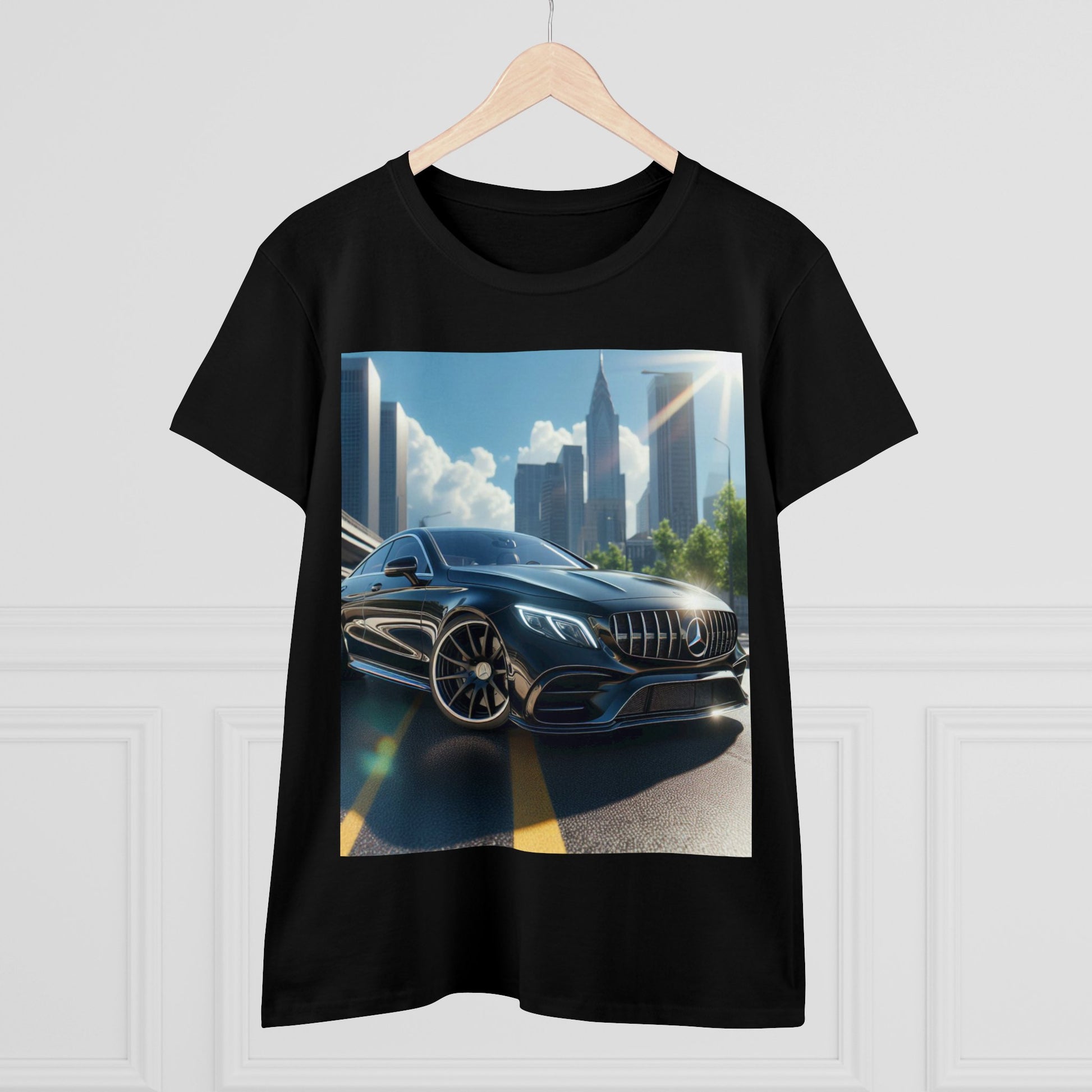 Black Mercedes T-Shirt T-Shirt Printify