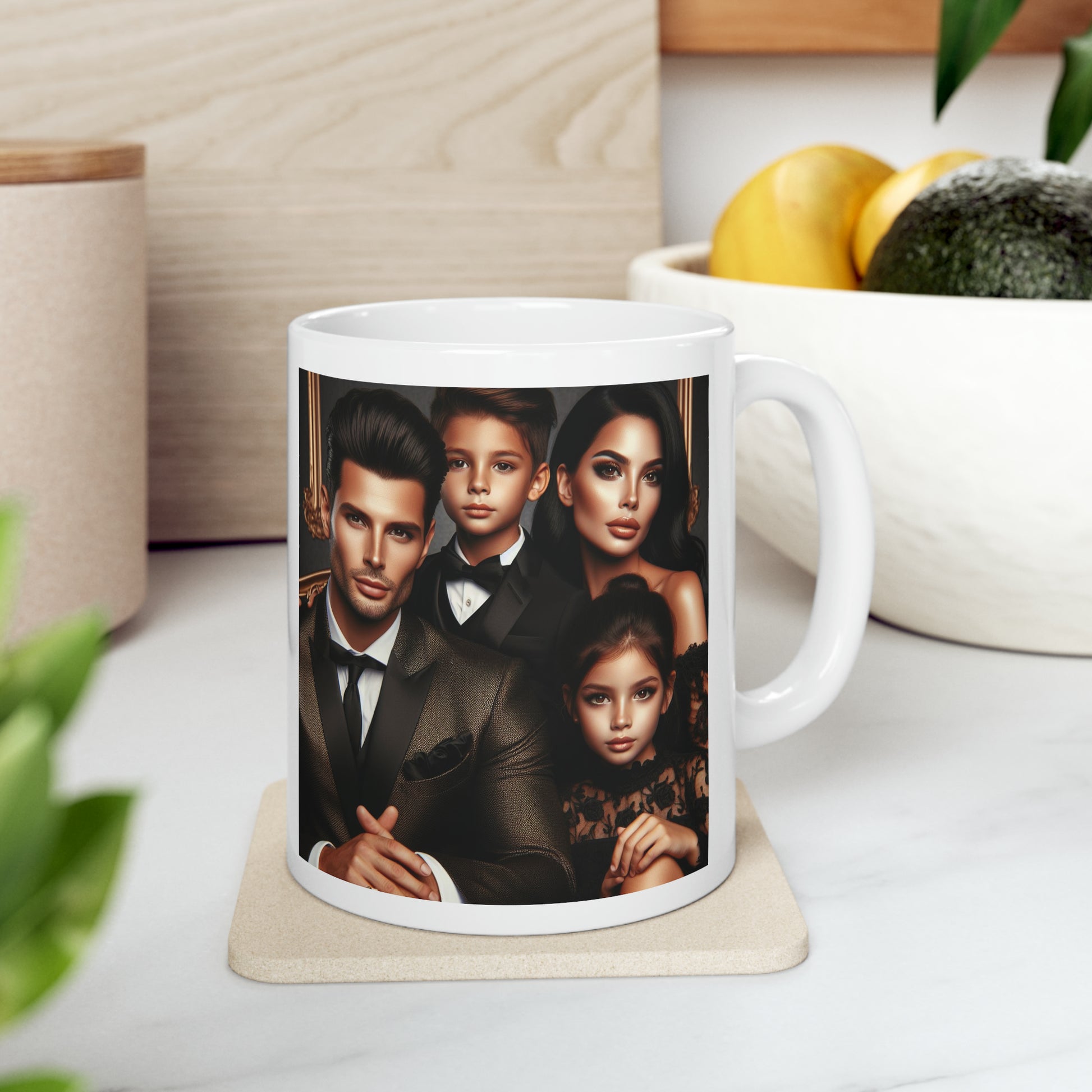 Family Portrait Mug Mug Printify