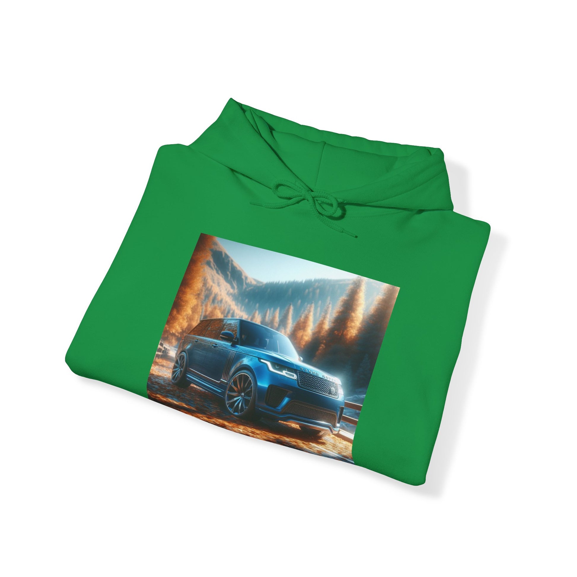 Blue Range Rover Hoodie Hoodie Printify