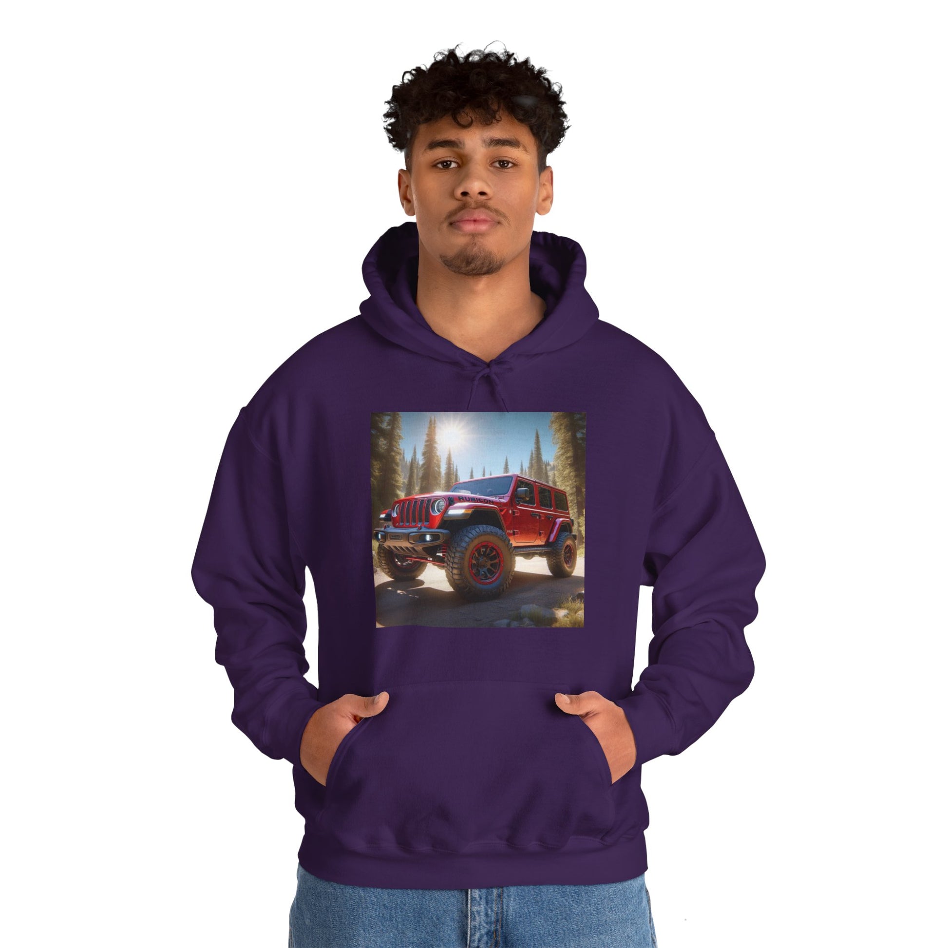 Red Rubicon Hoodie Hoodie Printify