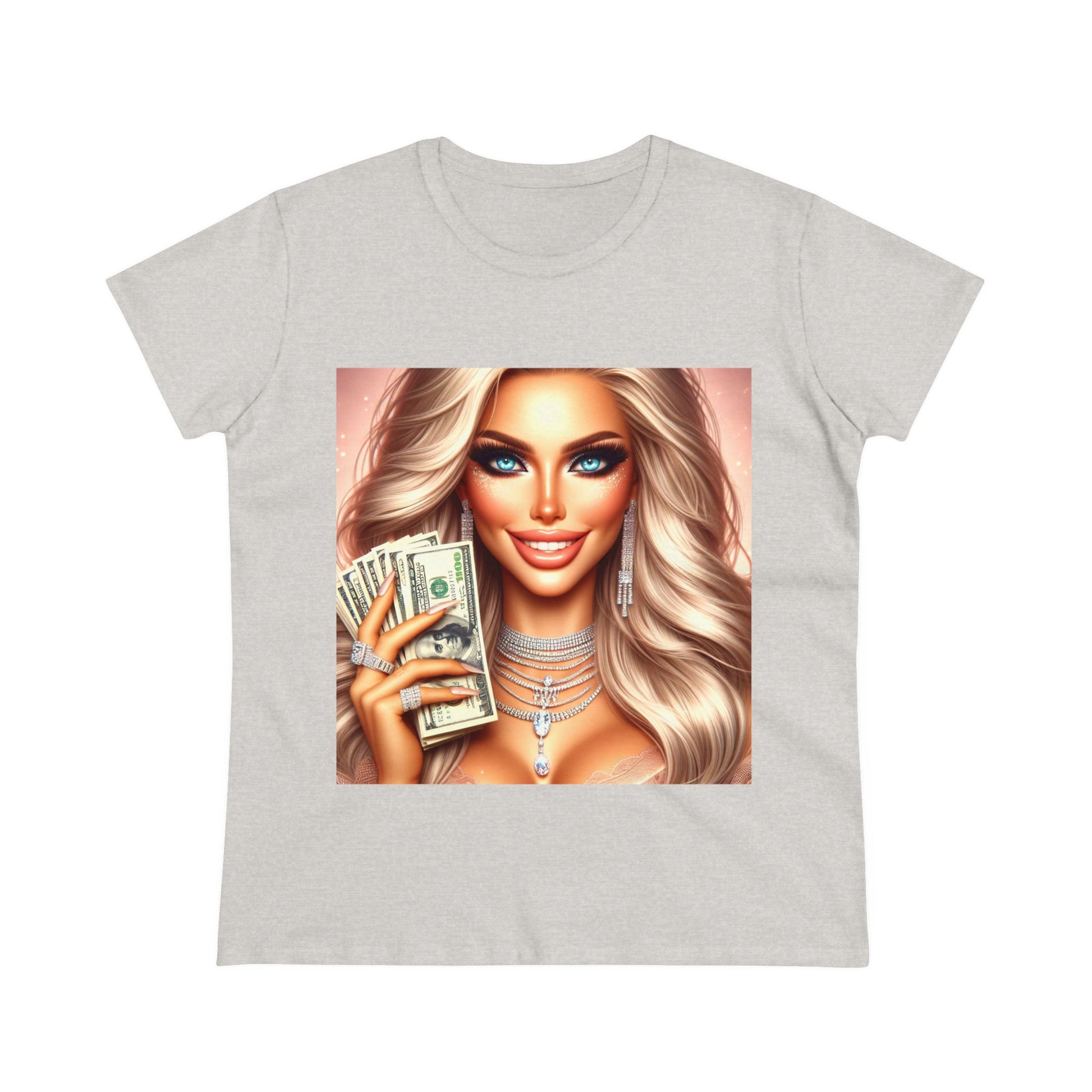 Money Talks T-Shirt T-Shirt Printify Ash S
