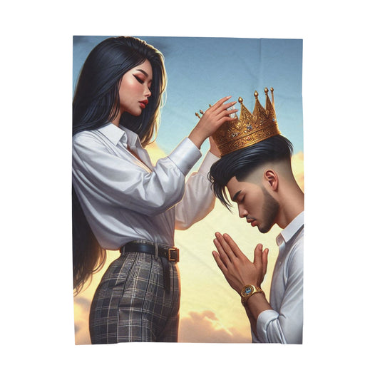 My King Plush Blanket All Over Prints Printify 60" × 80"