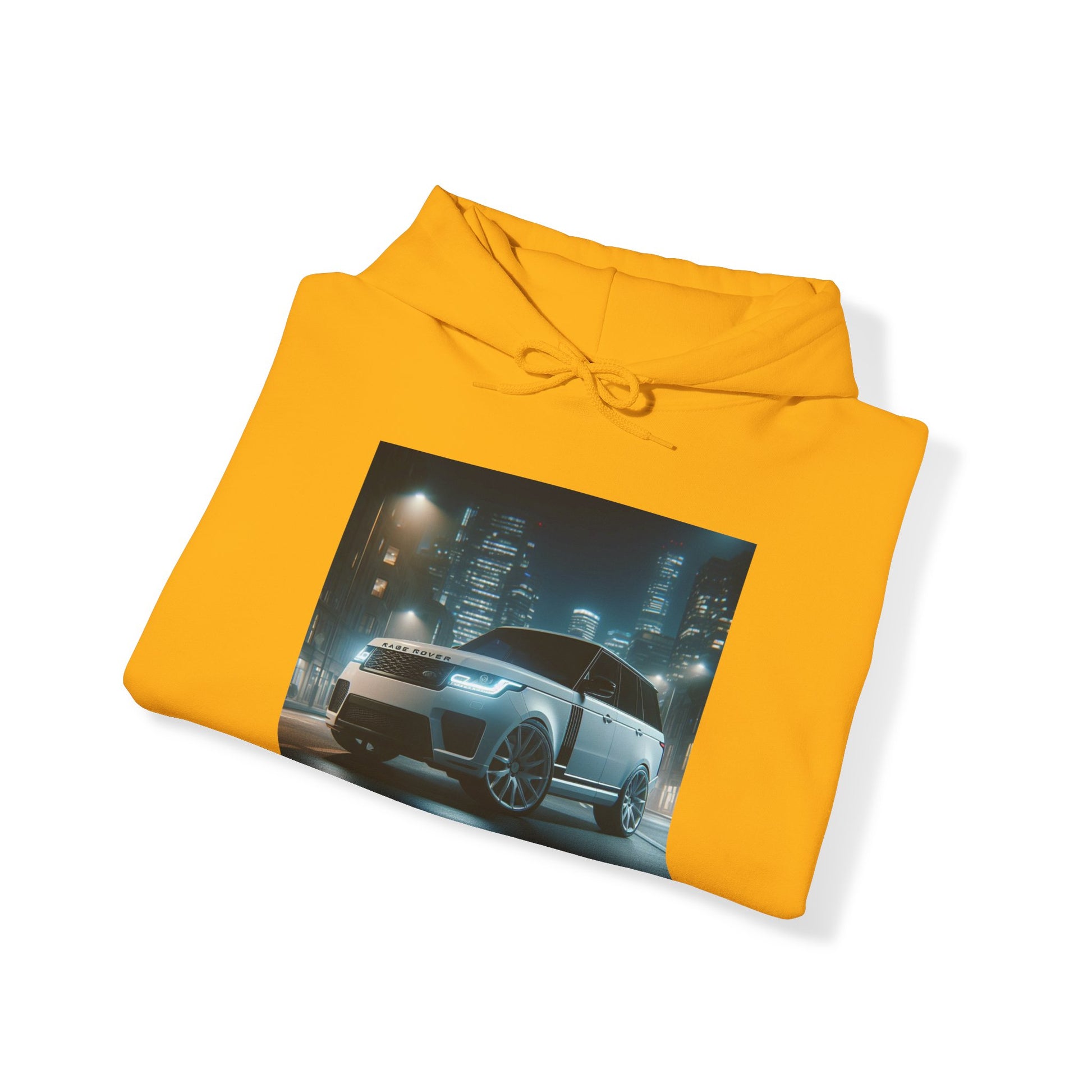 White Range Rover Hoodie Hoodie Printify