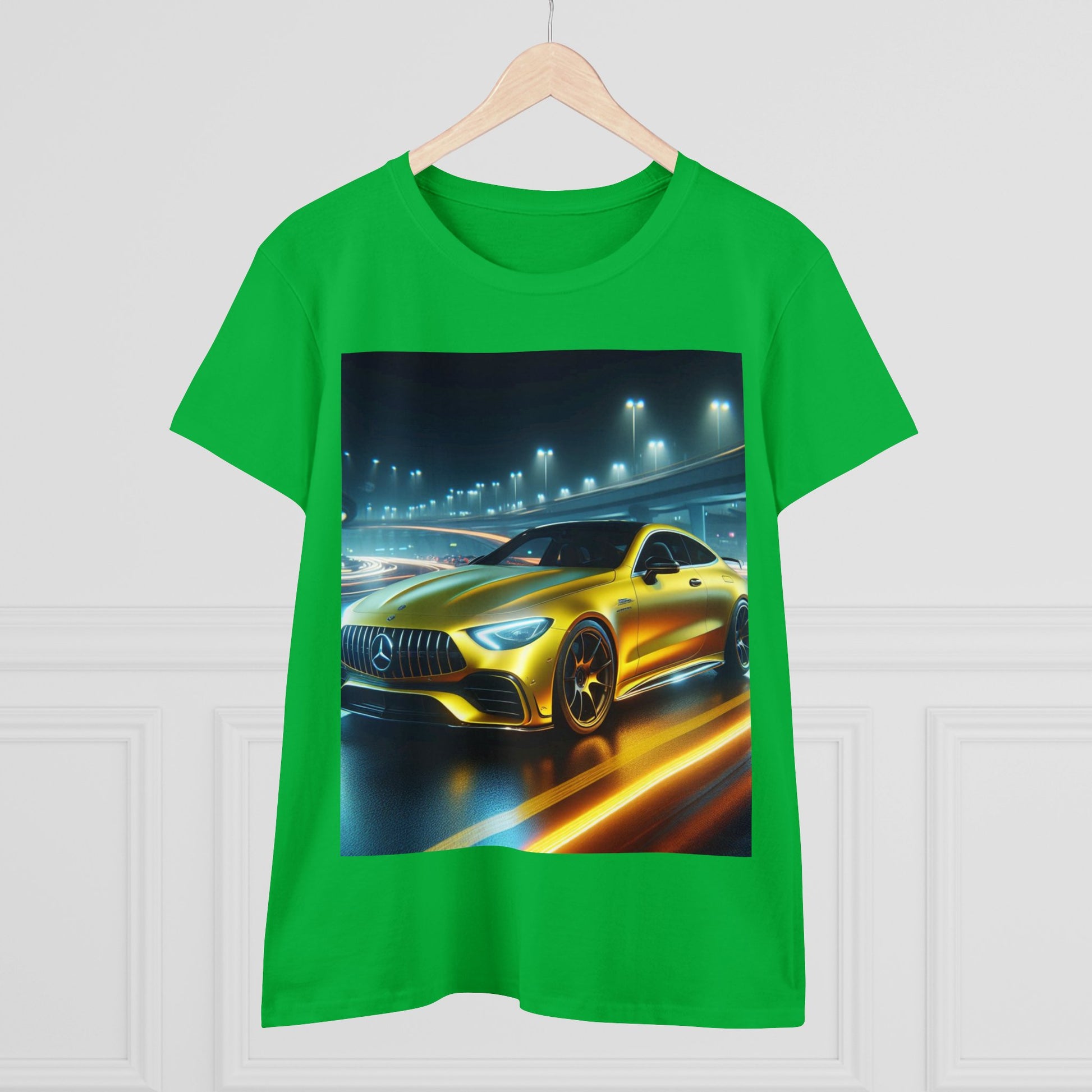 Yellow Mercedes T-Shirt T-Shirt Printify