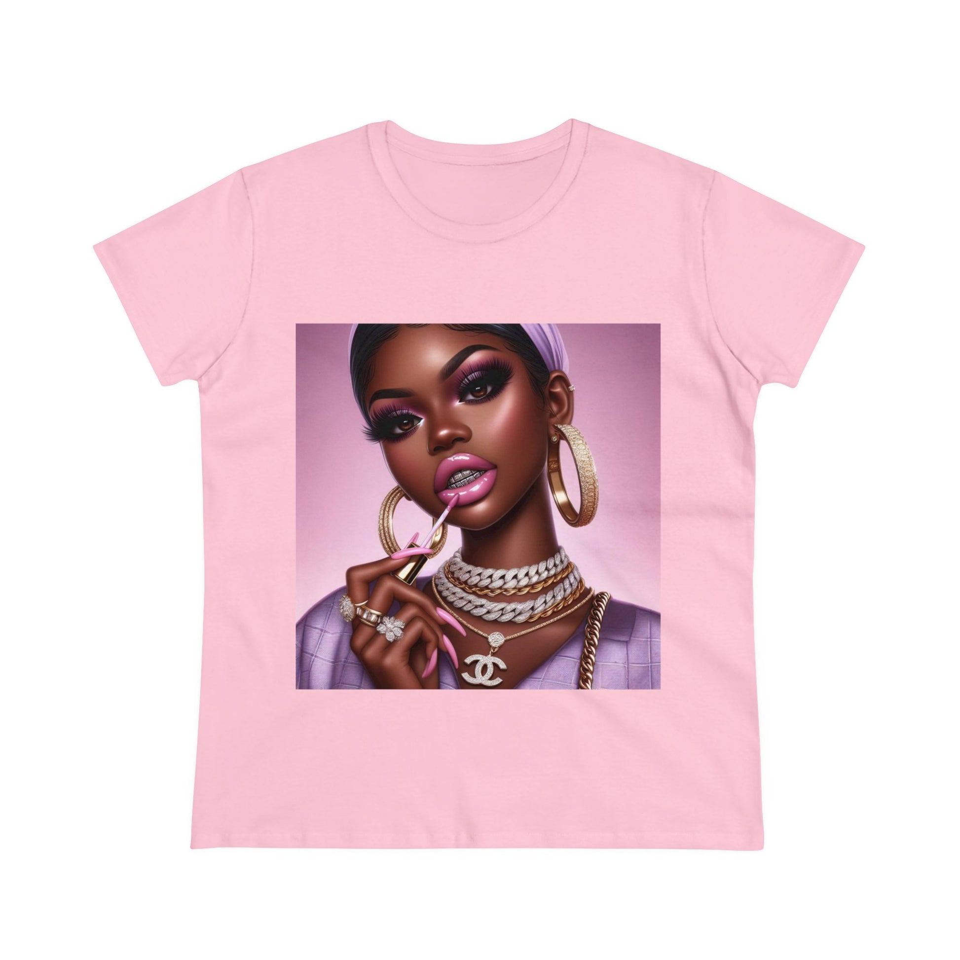 Gloss Up T-Shirt T-Shirt Printify Light Pink S