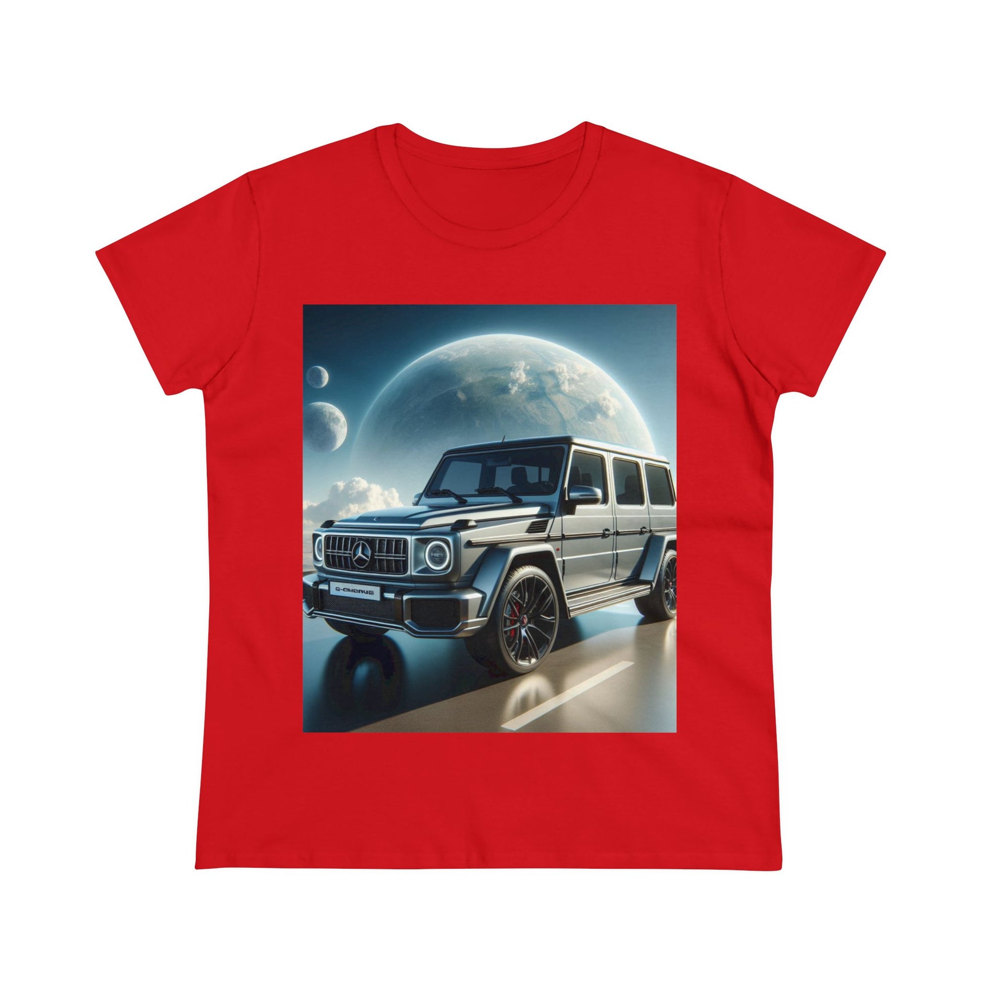 Silver G-Wagon T-Shirt T-Shirt Printify Red S