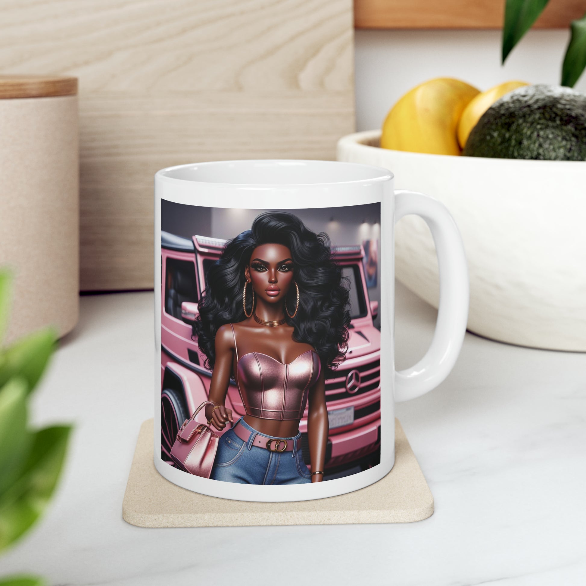 Pink Luxury Mug Mug Printify