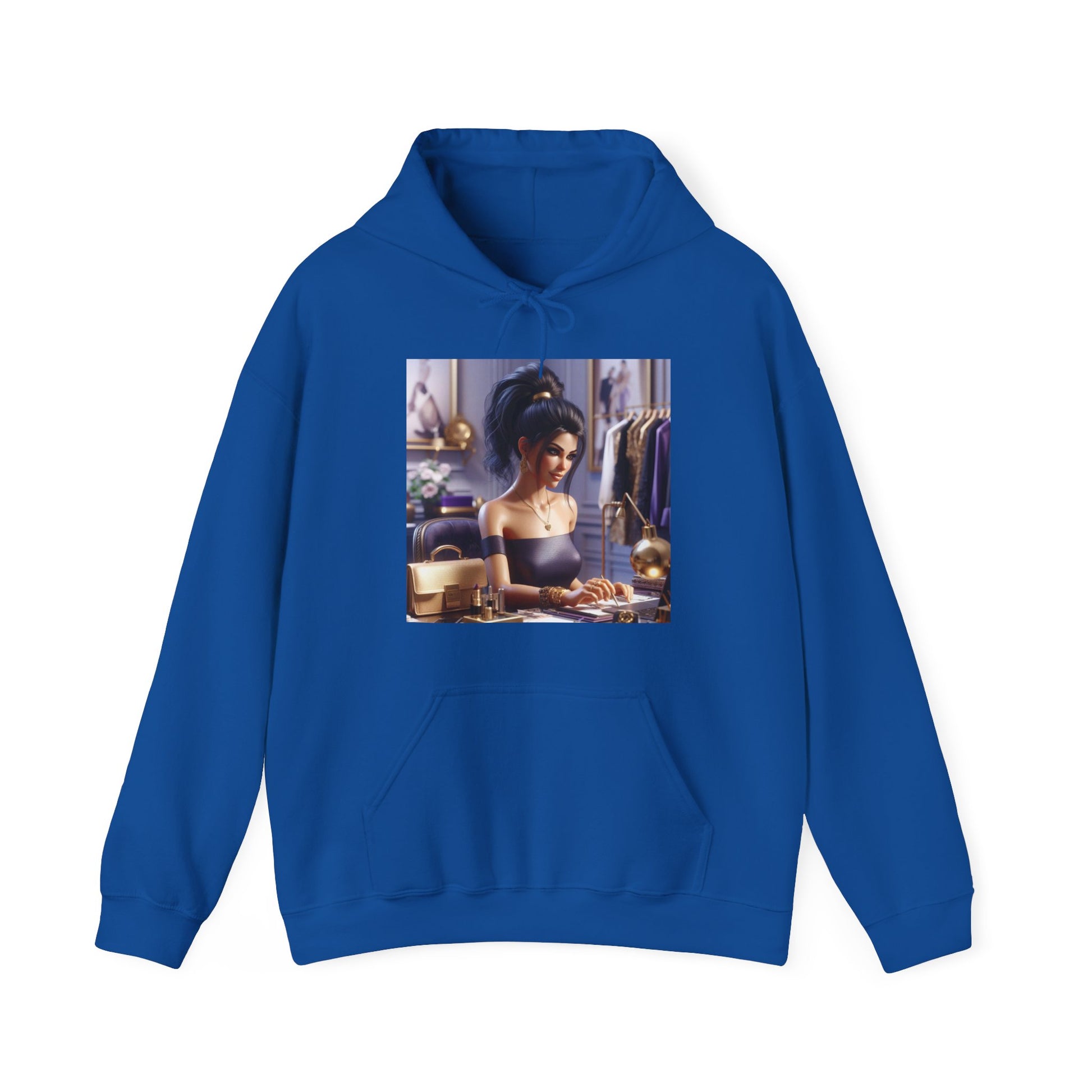Fashion and Beauty Hoodie Hoodie Printify Royal S
