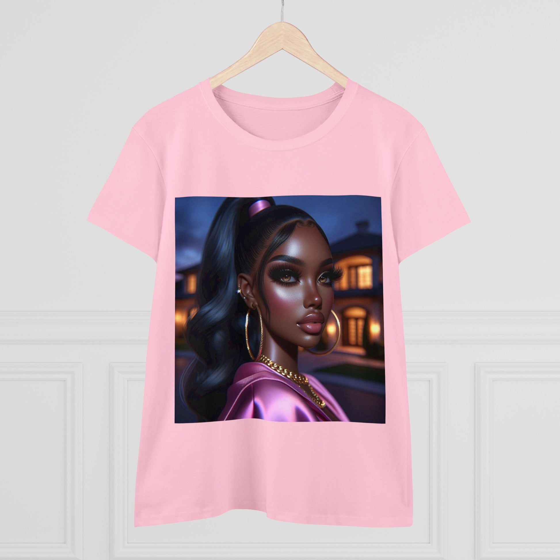 Pink at Night T-Shirt T-Shirt Printify
