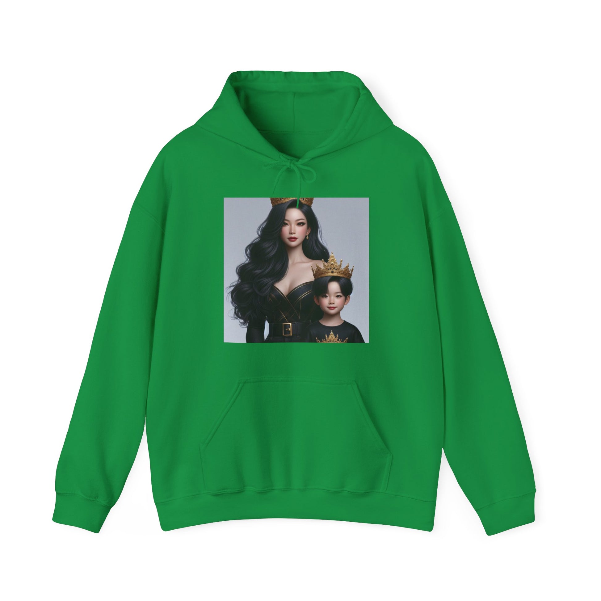 Royalty Hoodie Hoodie Printify Irish Green S