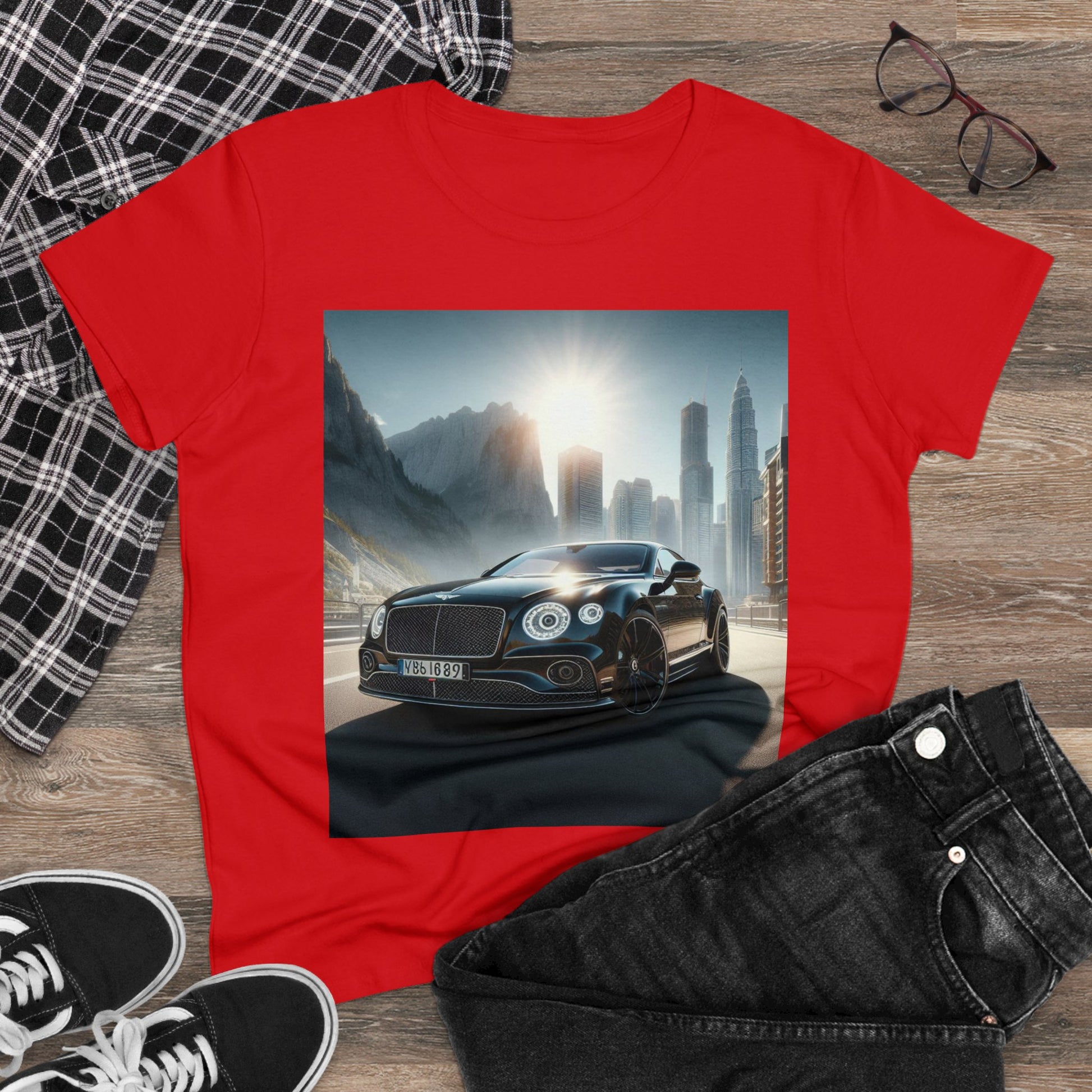 Black Bentley T-Shirt T-Shirt Printify