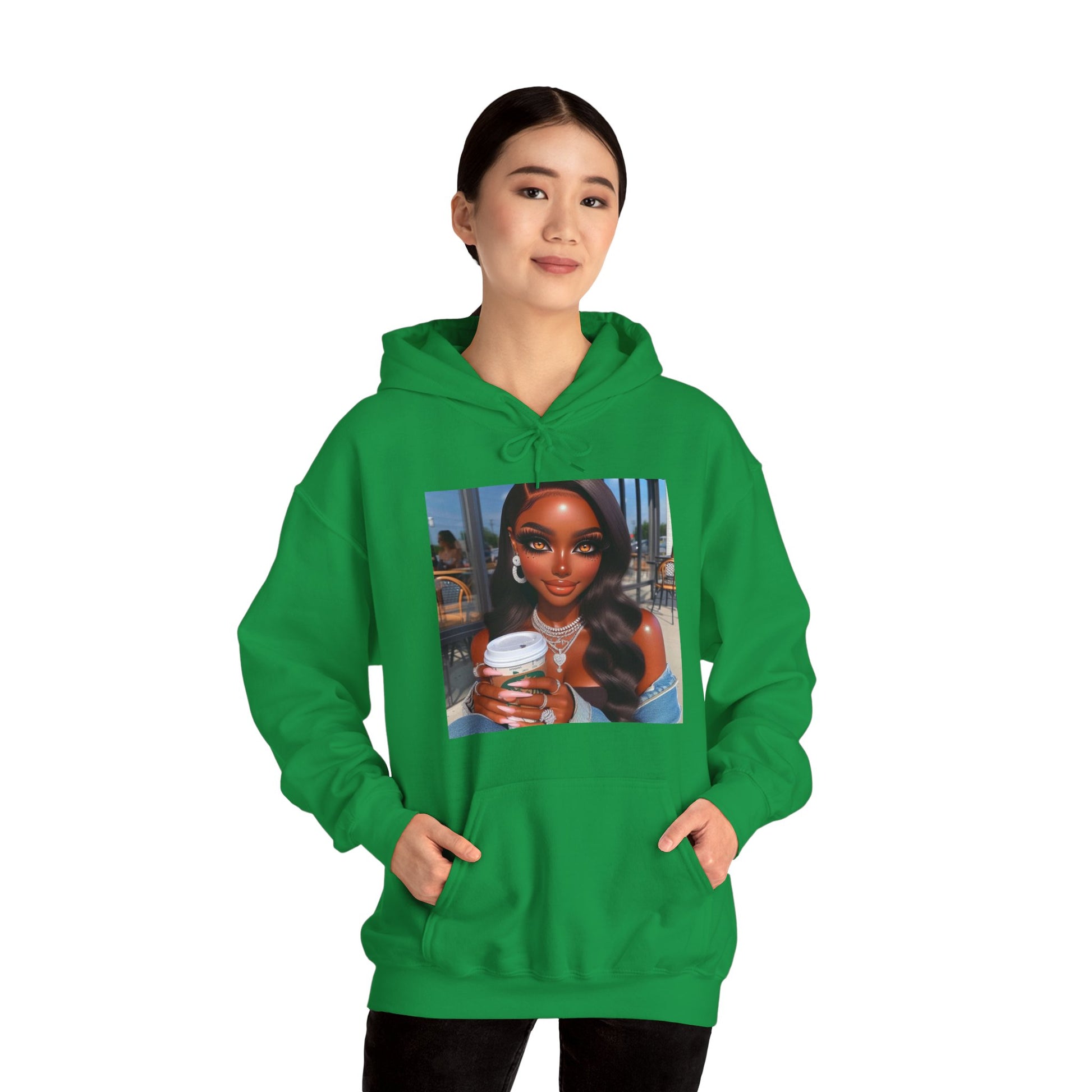 Coffee Beauty Hoodie Hoodie Printify