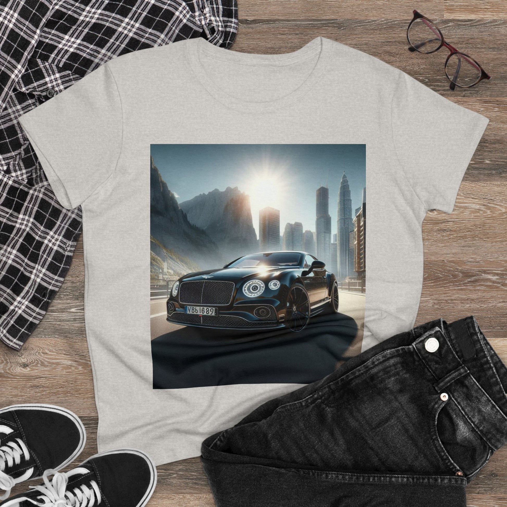 Black Bentley T-Shirt T-Shirt Printify