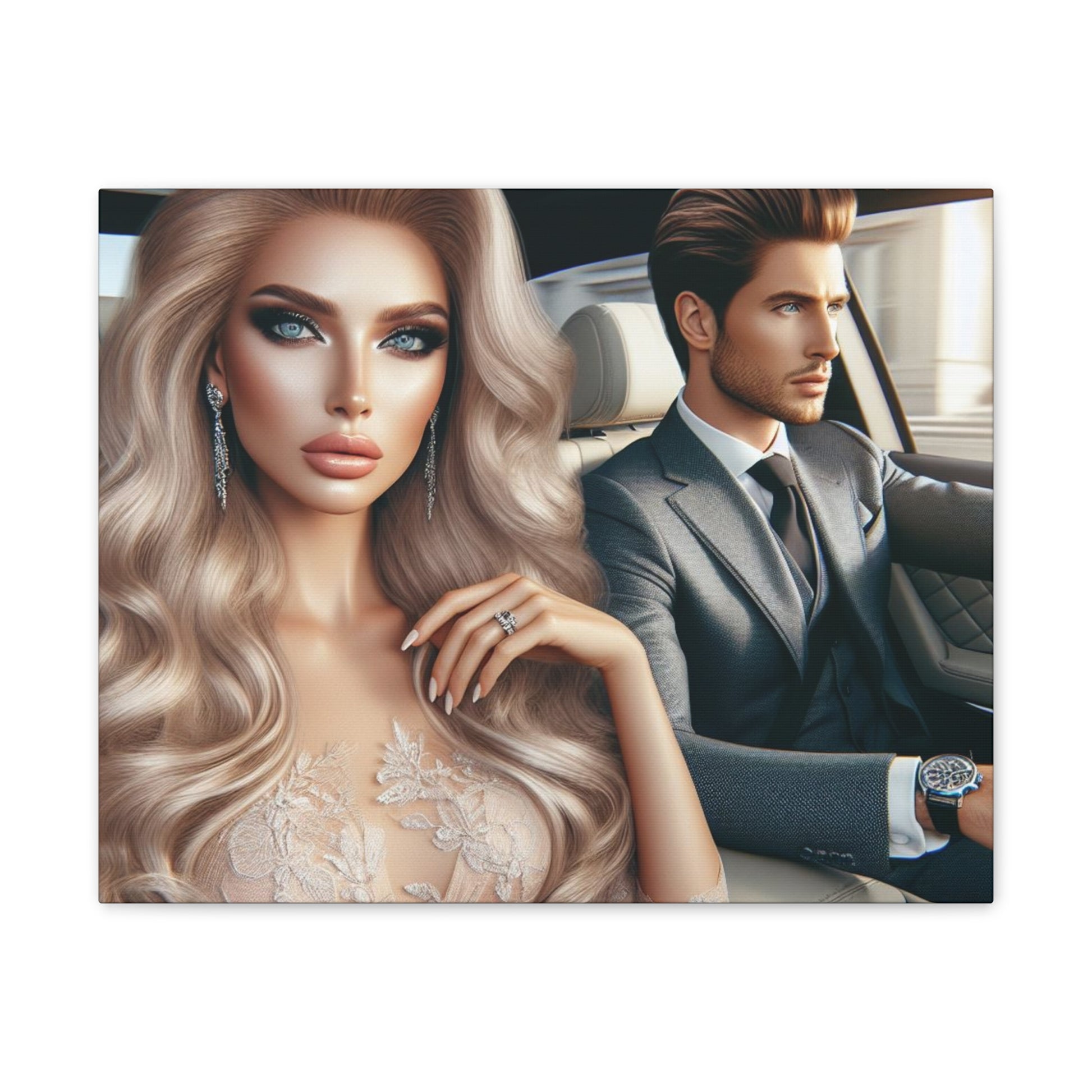 Elegant Drive Canvas Canvas Printify