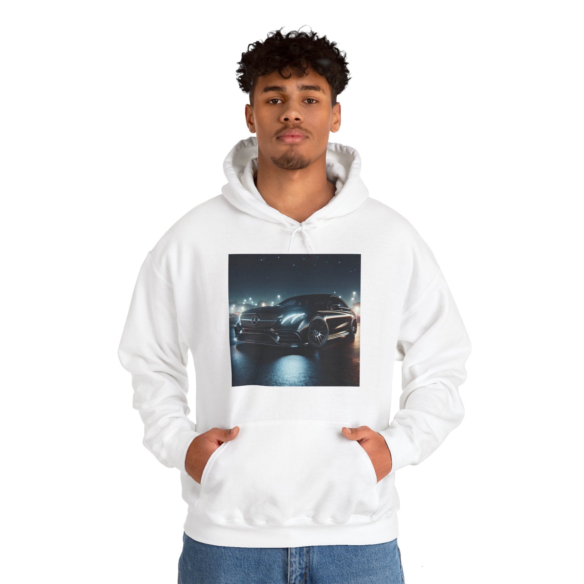 Black Mercedes Hoodie Hoodie Printify