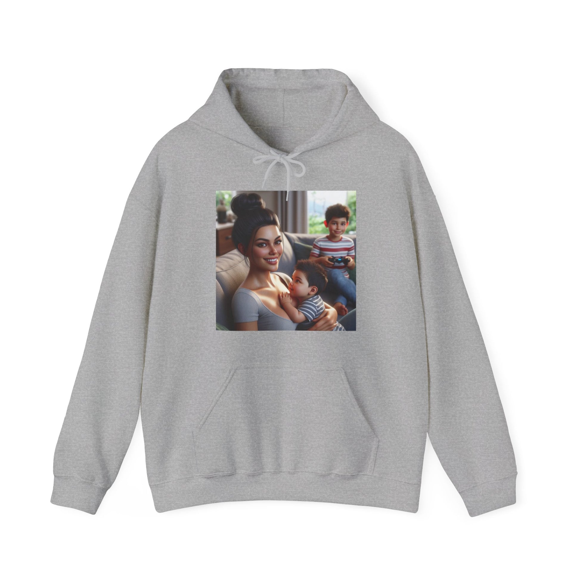 Family Time Hoodie Hoodie Printify Sport Grey S