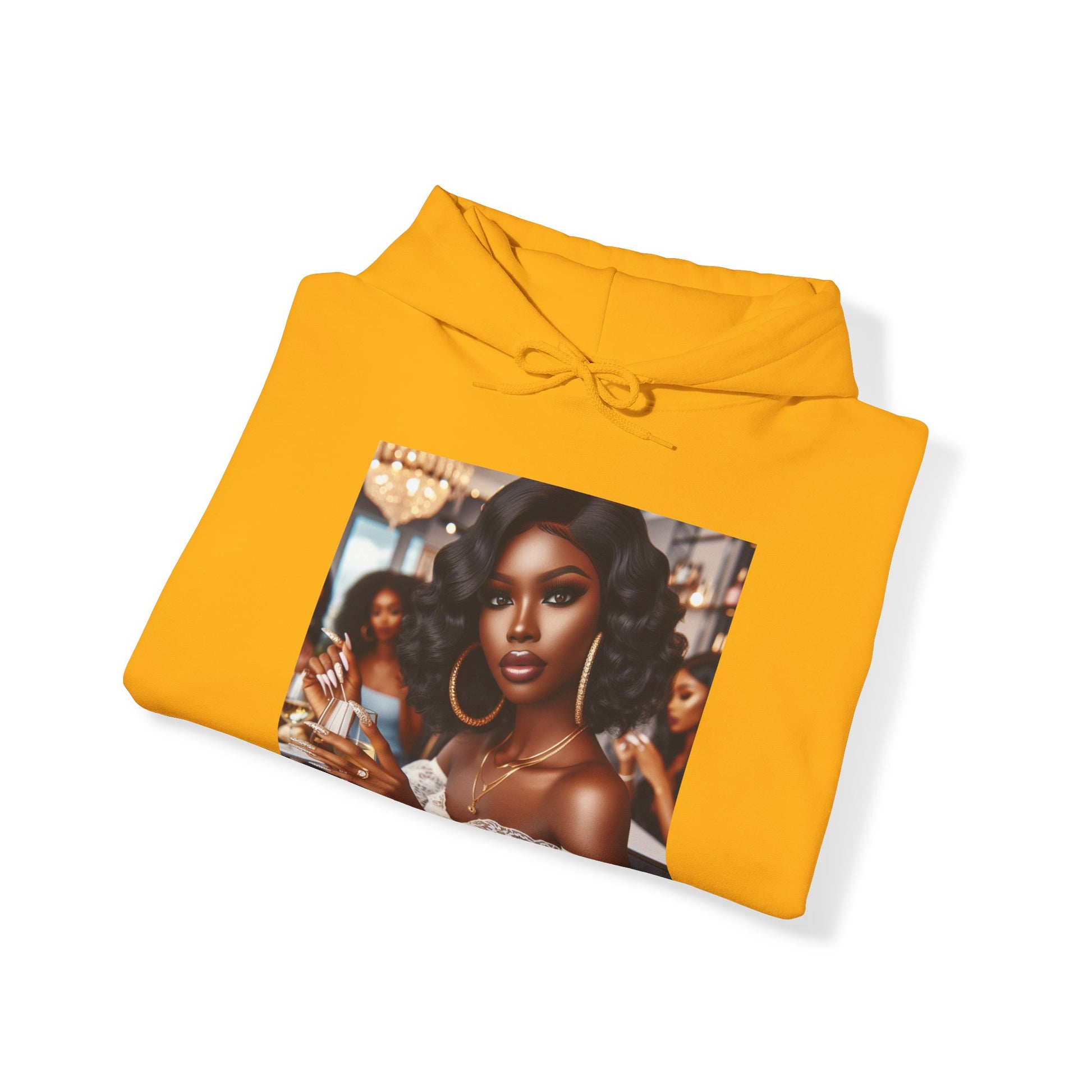 Wine Down Hoodie Hoodie Printify