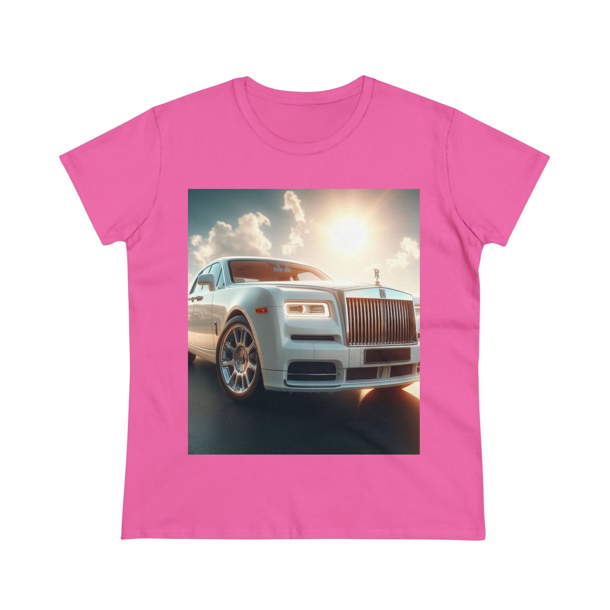 White Rolls Royce T-Shirt T-Shirt Printify Azalea S