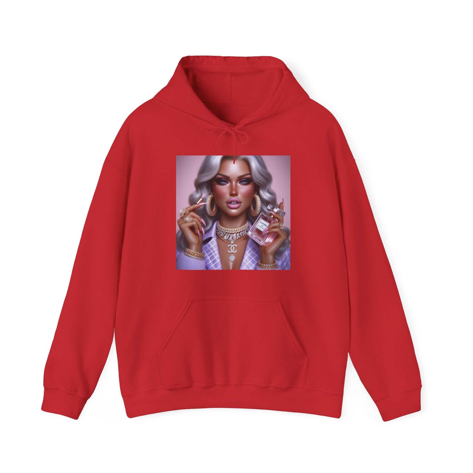 Chanel Please Hoodie Hoodie Printify Red S