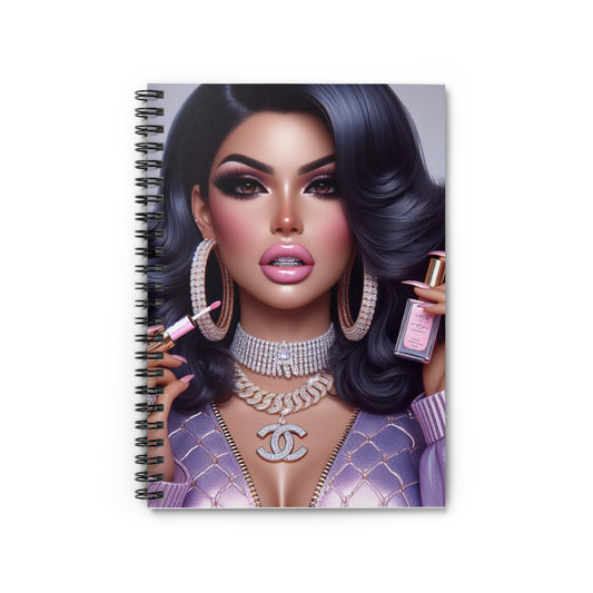 Gloss up Spiral Notebook Paper products Printify One Size