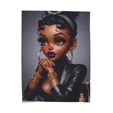 Business Betty Plush Blanket All Over Prints Printify 60" × 80"
