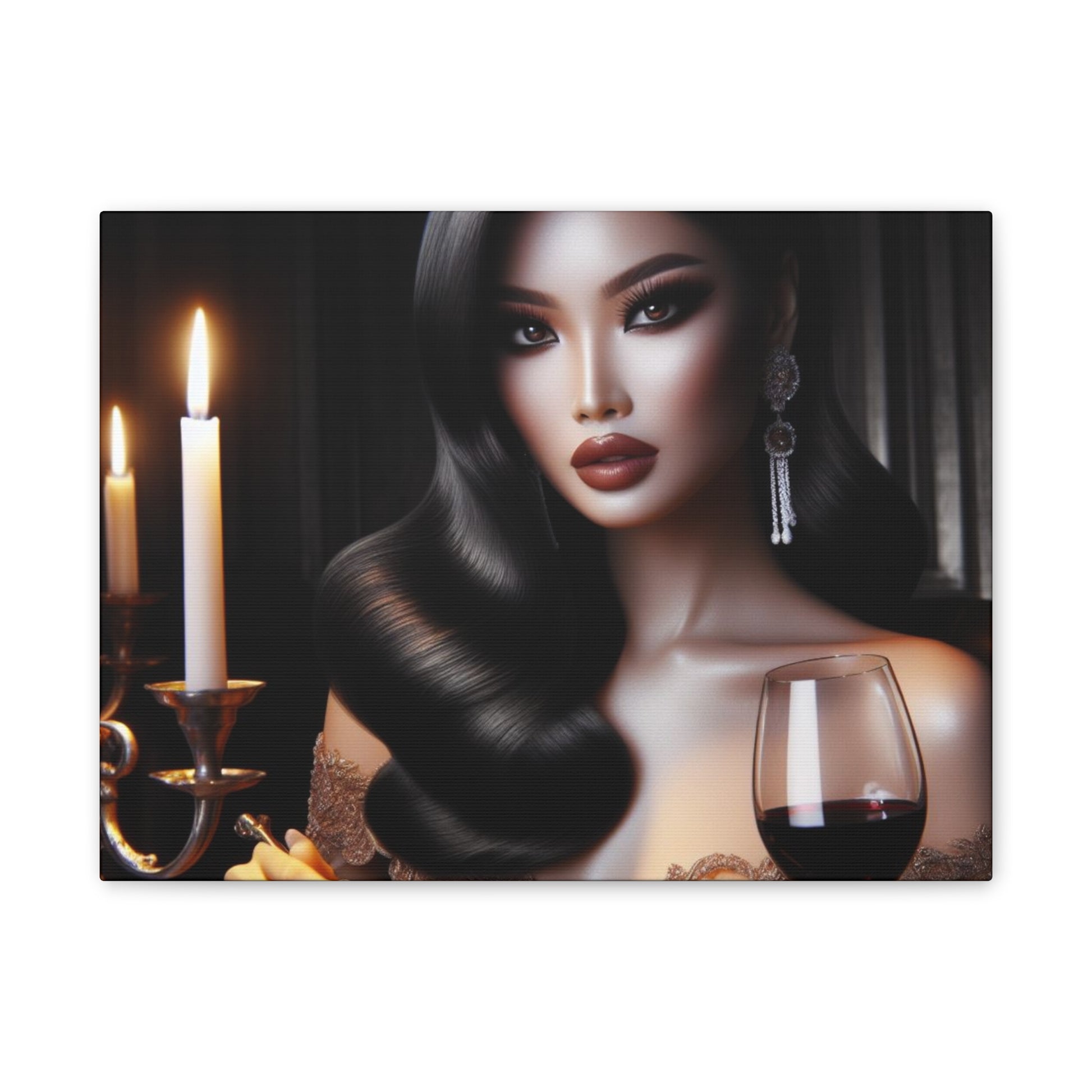 Elegant Meal Canvas Canvas Printify