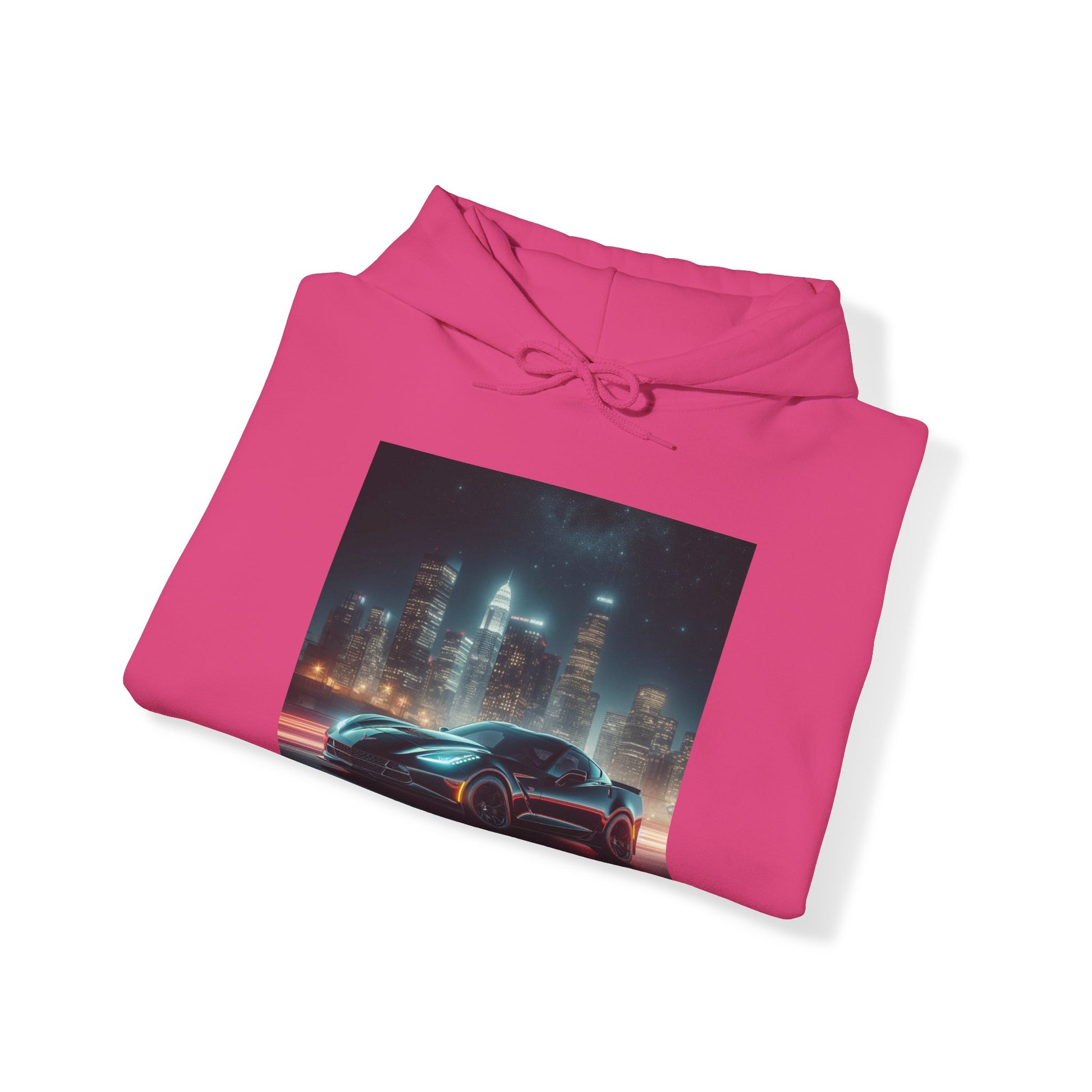 Black Corvette Hoodie Hoodie Printify