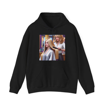Hair Day Hoodie Hoodie Printify Black S