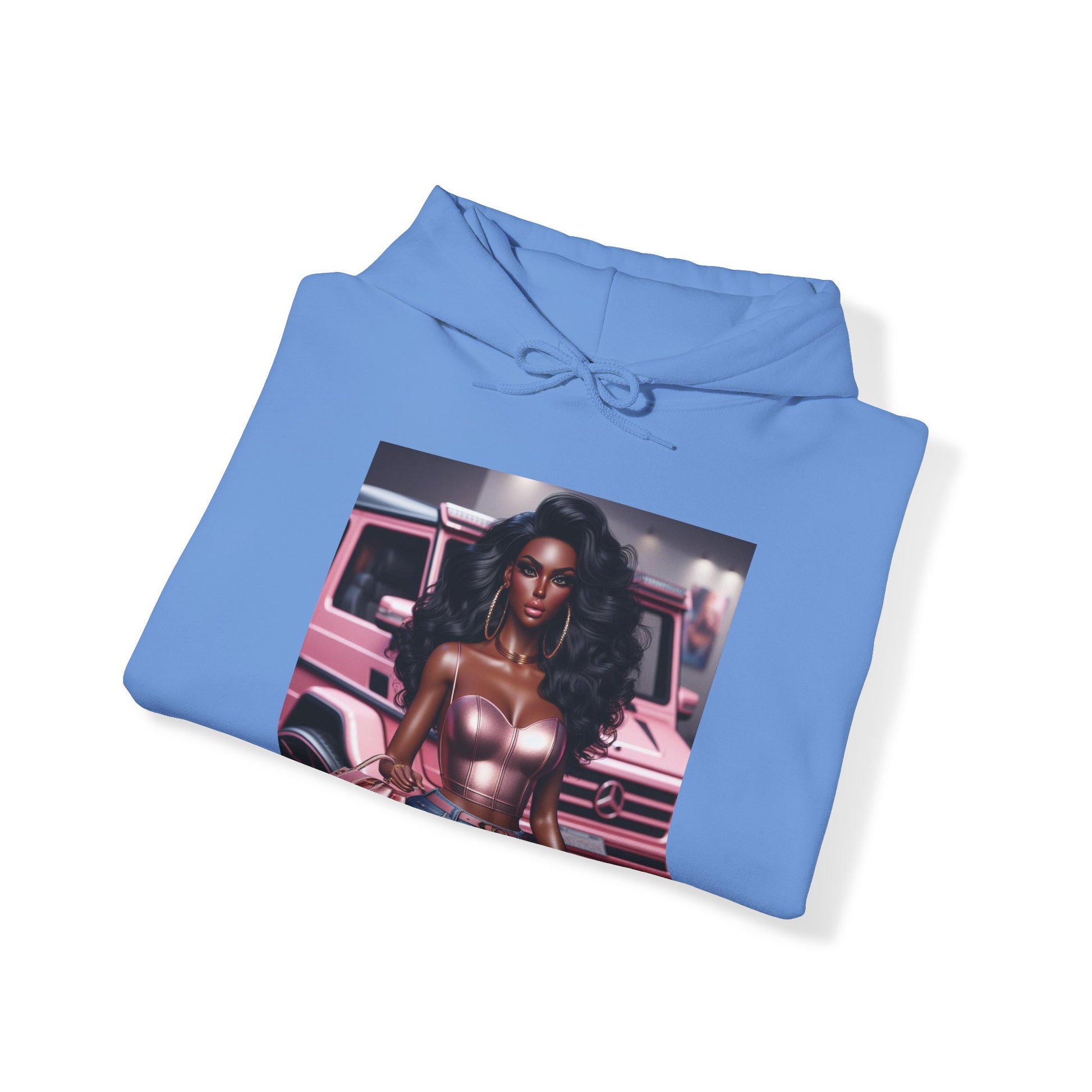 Pink Luxury Hoodie Hoodie Printify