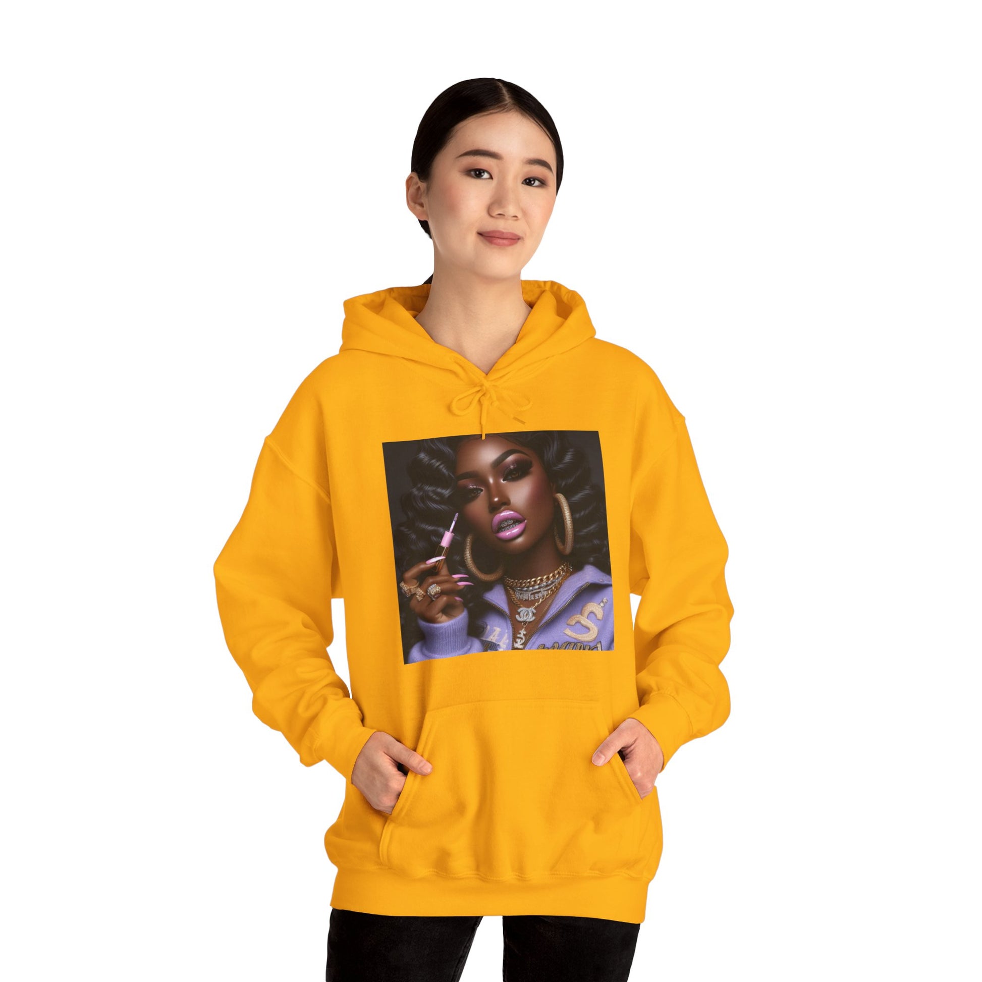 Gloss Up Hoodie Hoodie Printify